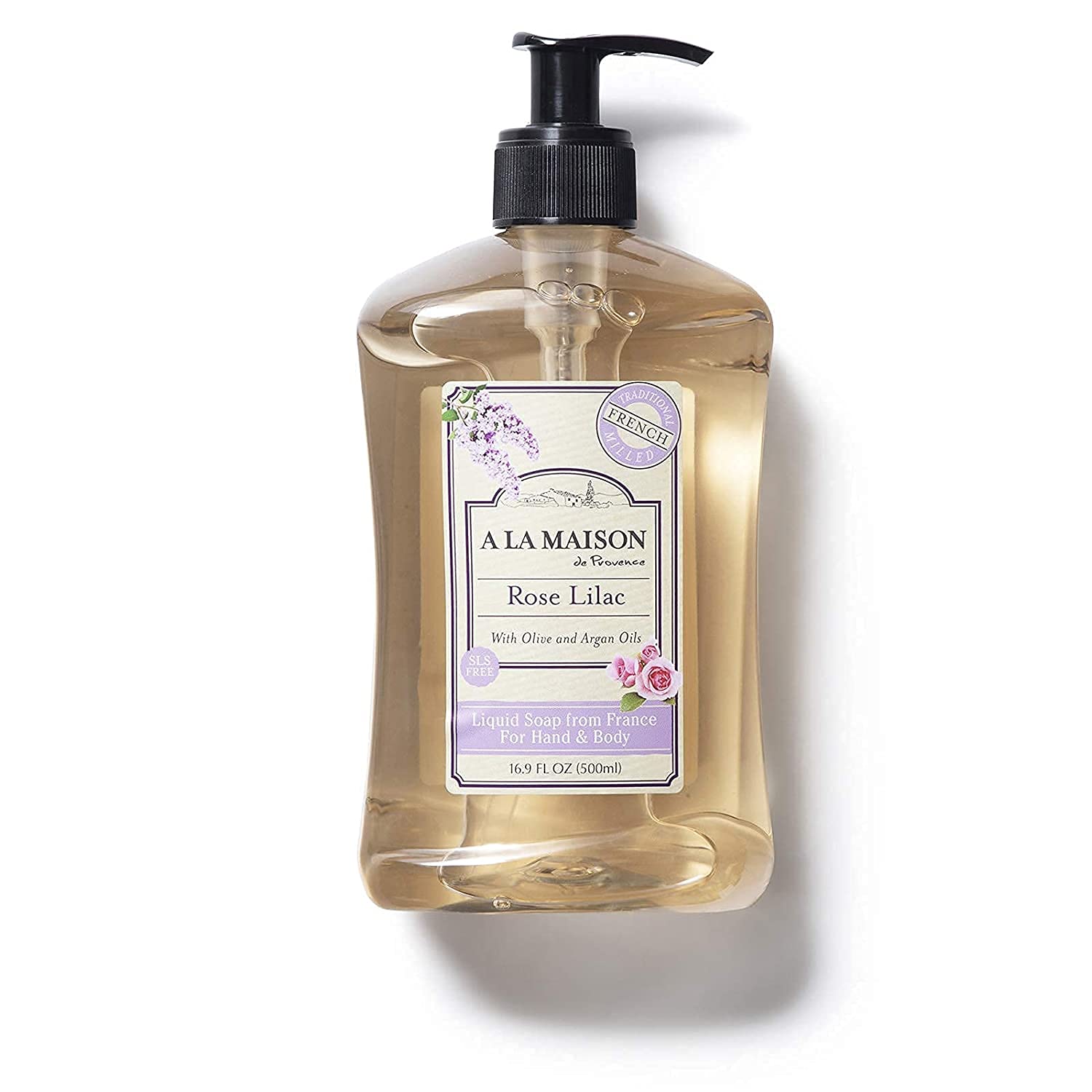 A La Maison, Soap Liquid Hand Body Rose Lilac, 16.9 Fl Oz