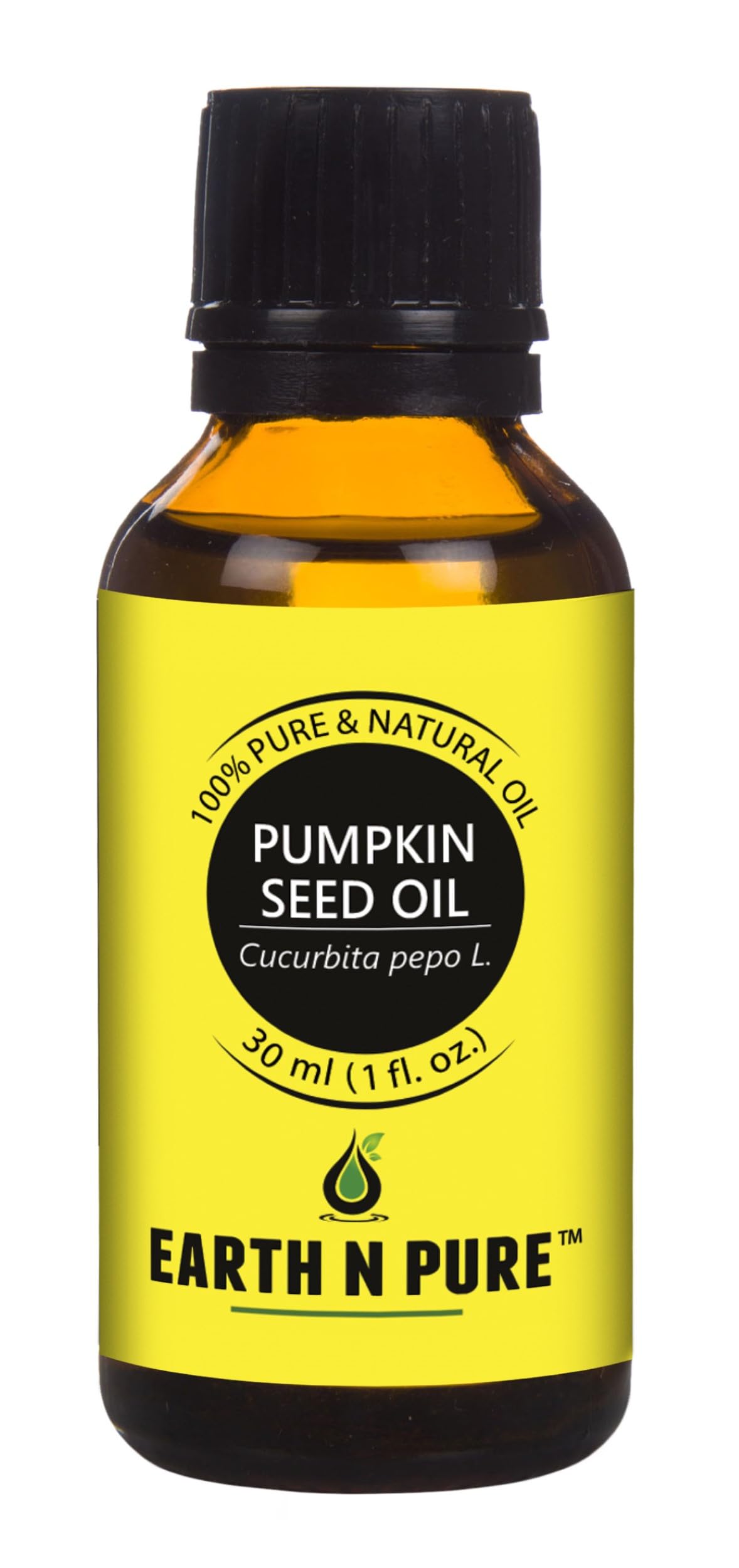 Earth N Pure Pumpkin Seed Oil (Kaddu Oil) Cold Pressed, Natural And Therapeutic Grade  50 Ml