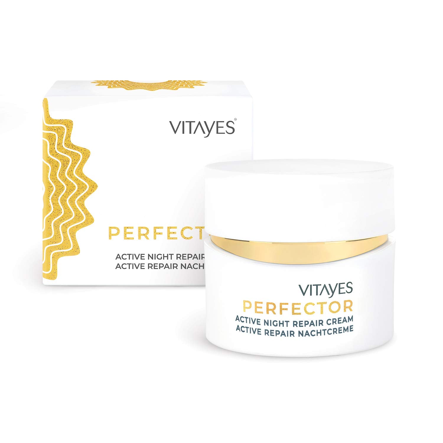 VITAYES Moisturizing Night Cream for Face with Vitamin C for Dark Spots, Fine Lines, Wrinkles, Even Tone and Acne Scar Removal, 