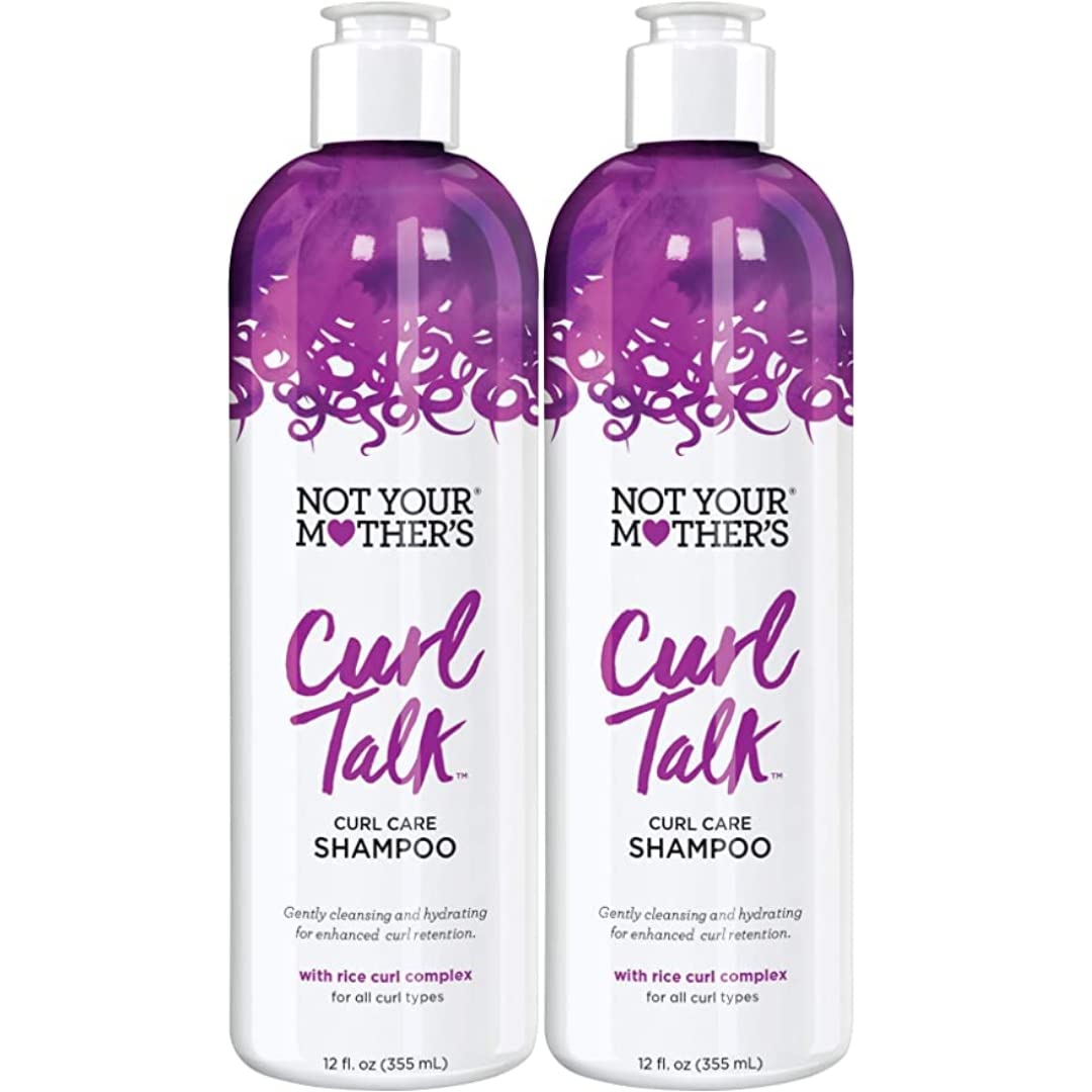 Not Your Mothers Curl Talk Curl Care Shampoo 12 Ounce (355ml) (2 Pack)