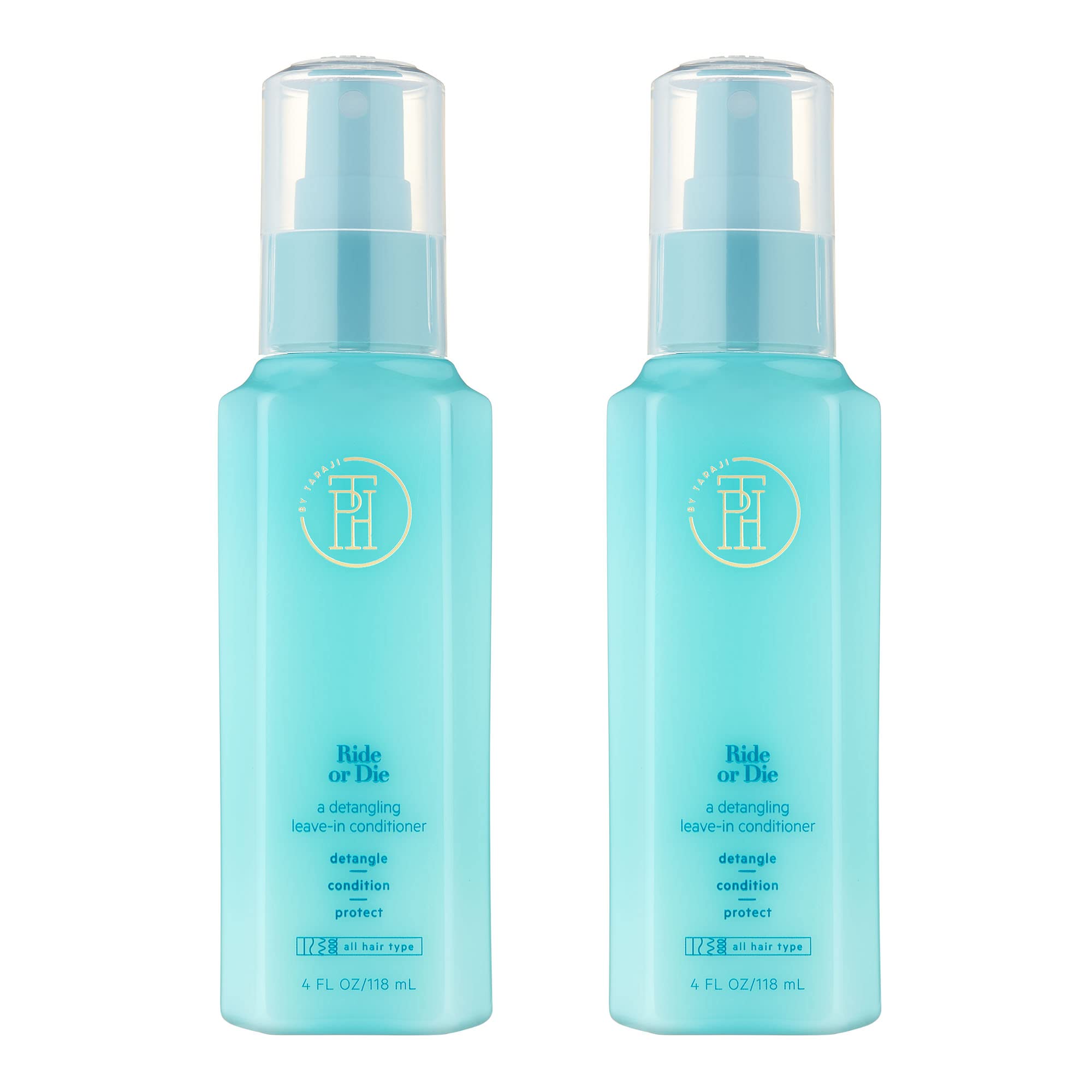 TPH by Taraji Ride or Die Detangling Leave-In Conditioner - 4oz (Pack of 2)