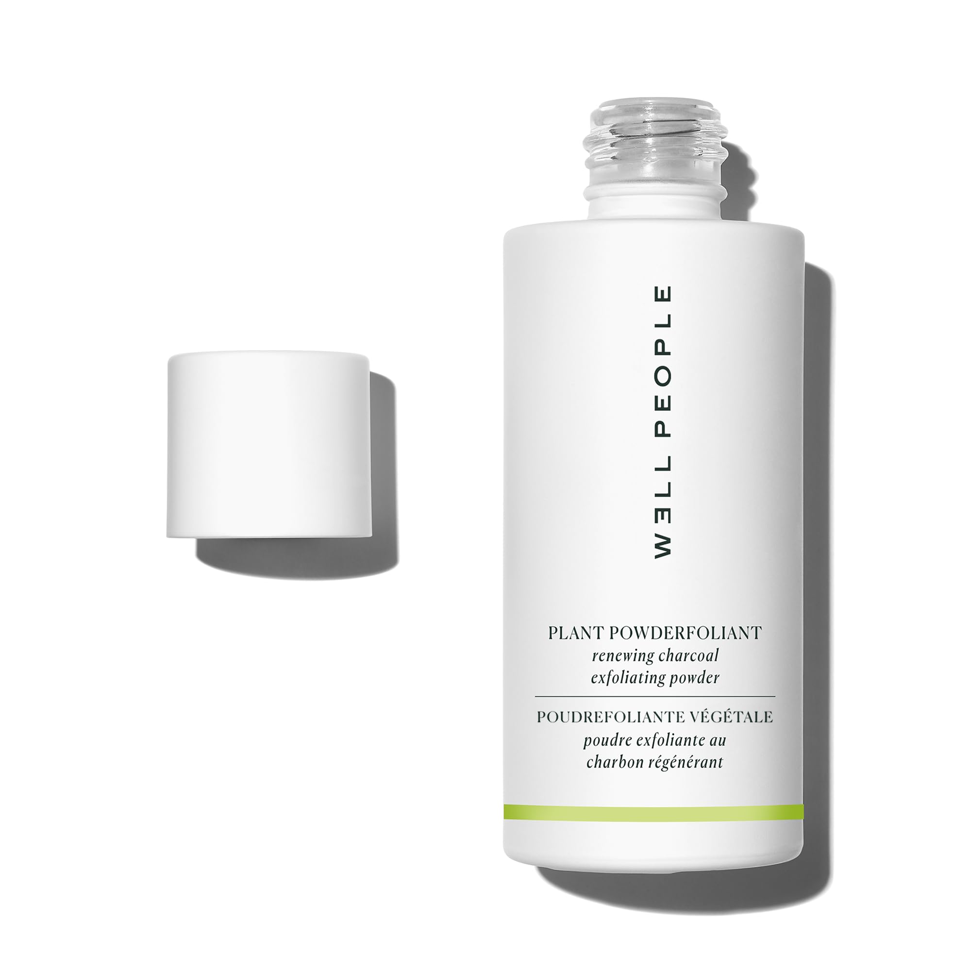Well People Plant Powderfoliant Renewing Charcoal Exfoliating Powder, Exfoliant For Brightening & Softening Your Complexion, Veg