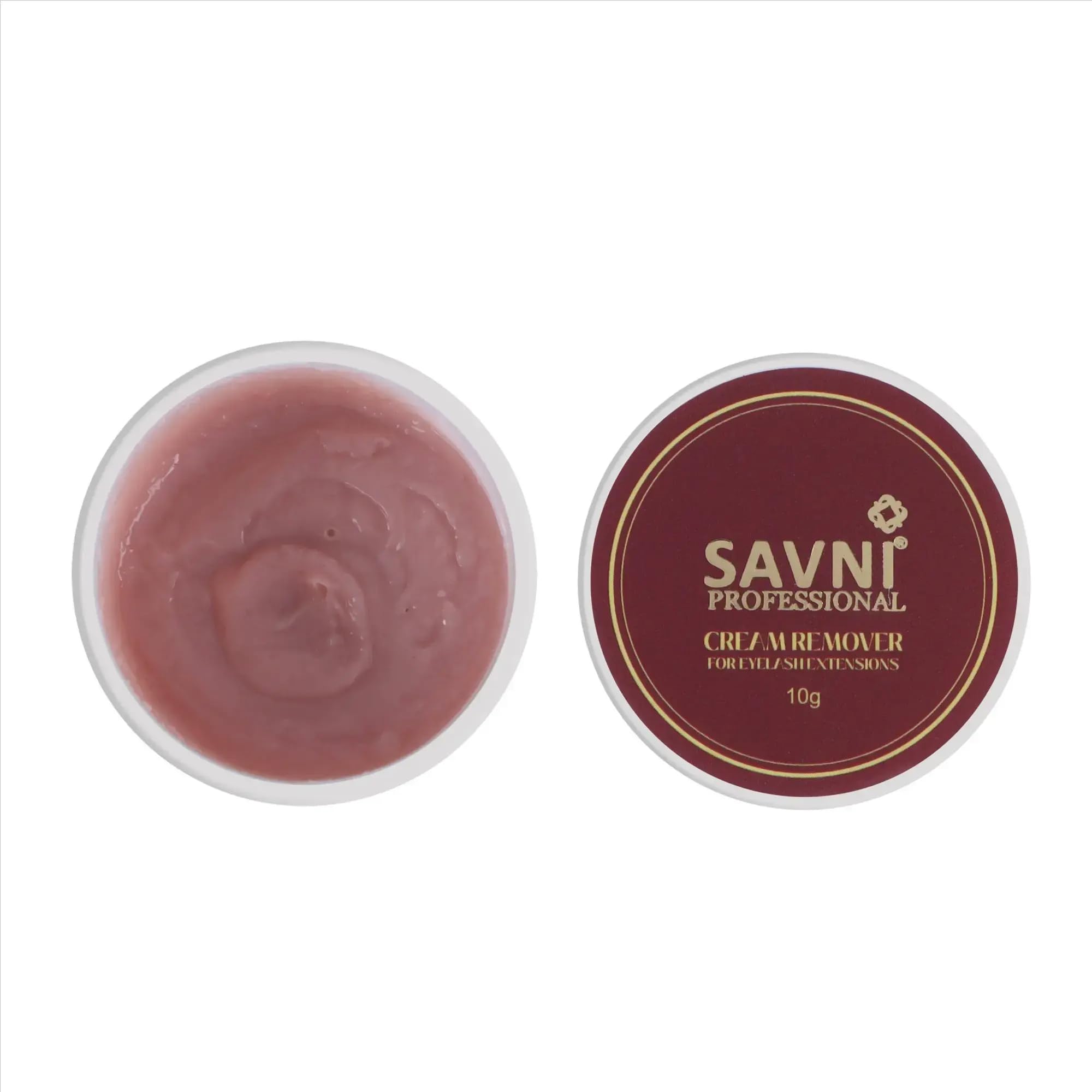 Savni Professional Cream Remover For Eyelash Extensions, 10G, Natural Ingredients, NonIrritating