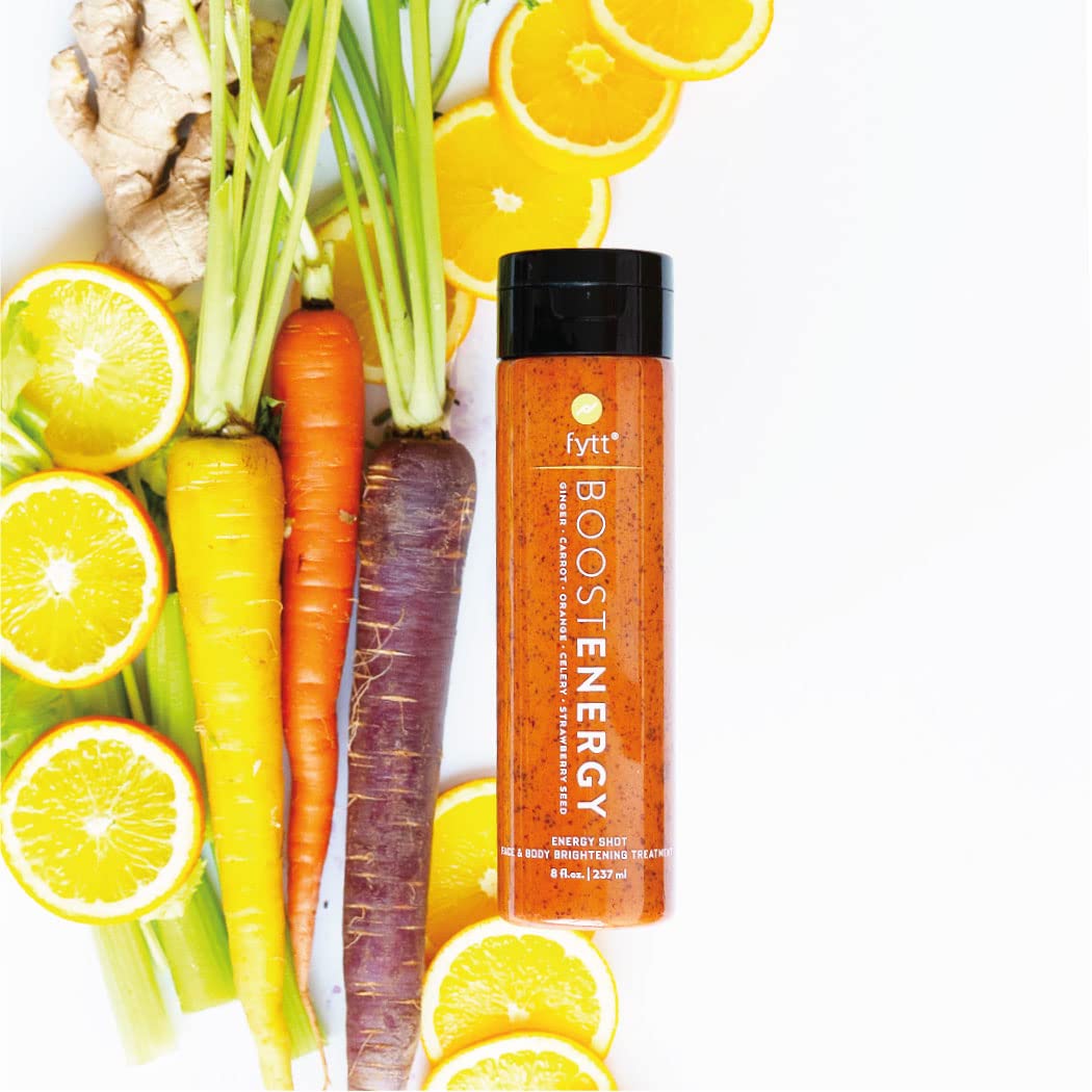 Exfoliating Mask for Face and Body, Brightening Treatment for Dull Skin, Uneven Tone, and Rough Texture (Orange)