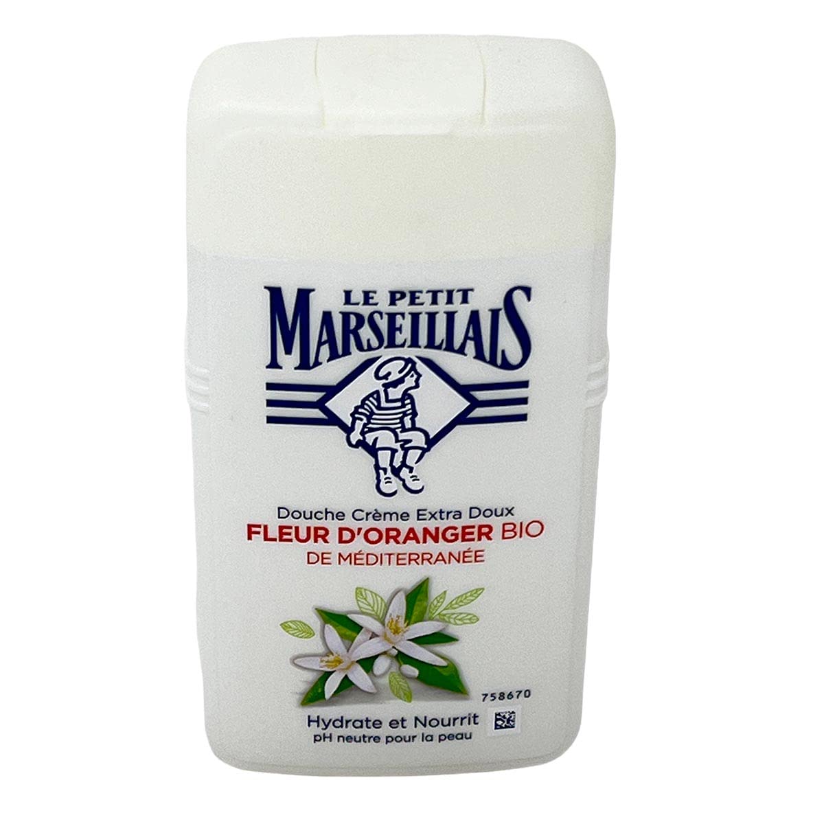 Le Petit Marseillais 1 Bottle Of Body Wash Your Choice, French Shower Cream 6 Varieties 250Ml (8.4Oz) (Fleur D'Oranger (Orange B