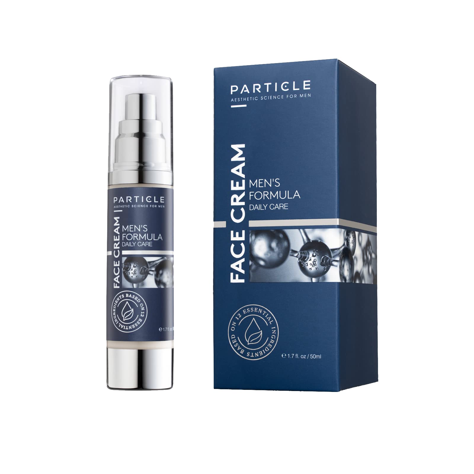 Particle 6-in-1 Face Cream for Men, Anti-Aging Moisturizer, Reduces Wrinkles & Dark Spots, 1.7 Fl Oz