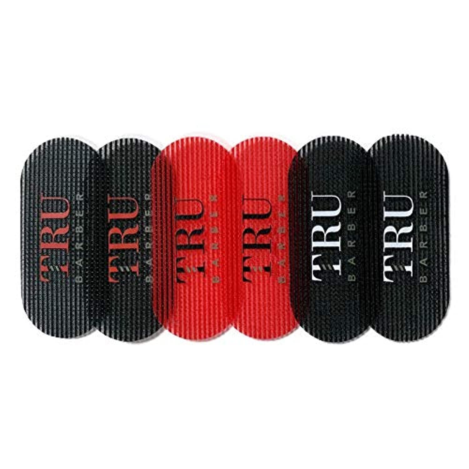 Tru Barber Hair Grippers A 3 Colors Bundle Pack 6 Pcs For Men And Women - Salon And Barber, Hair Clips For Styling, Hair Holder