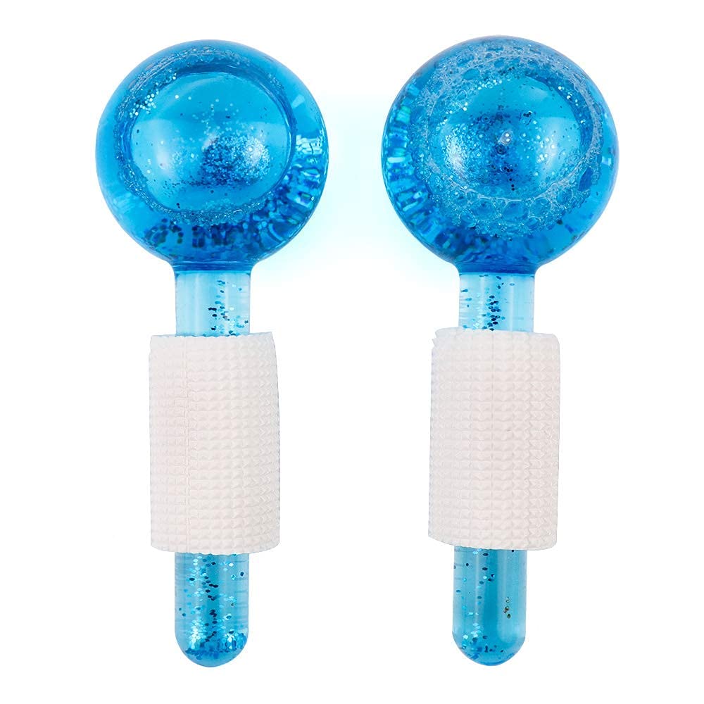 Aadgex Facial Ice Globe,Smart Cool Face Roller Ball, Facial Massage Tools For For Neck Eye Circle Reduce Puffiness Anti Ageing W