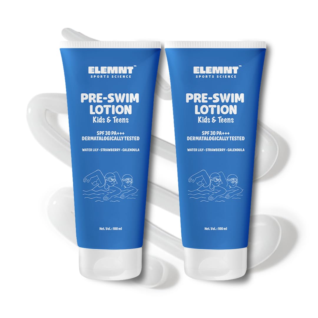 Elemnt Pre Swim Spf 30 Body Lotion For Kids & Teens | Chlorine Protection, AntiTan Body Lotion, Protection From Sea Water Impur