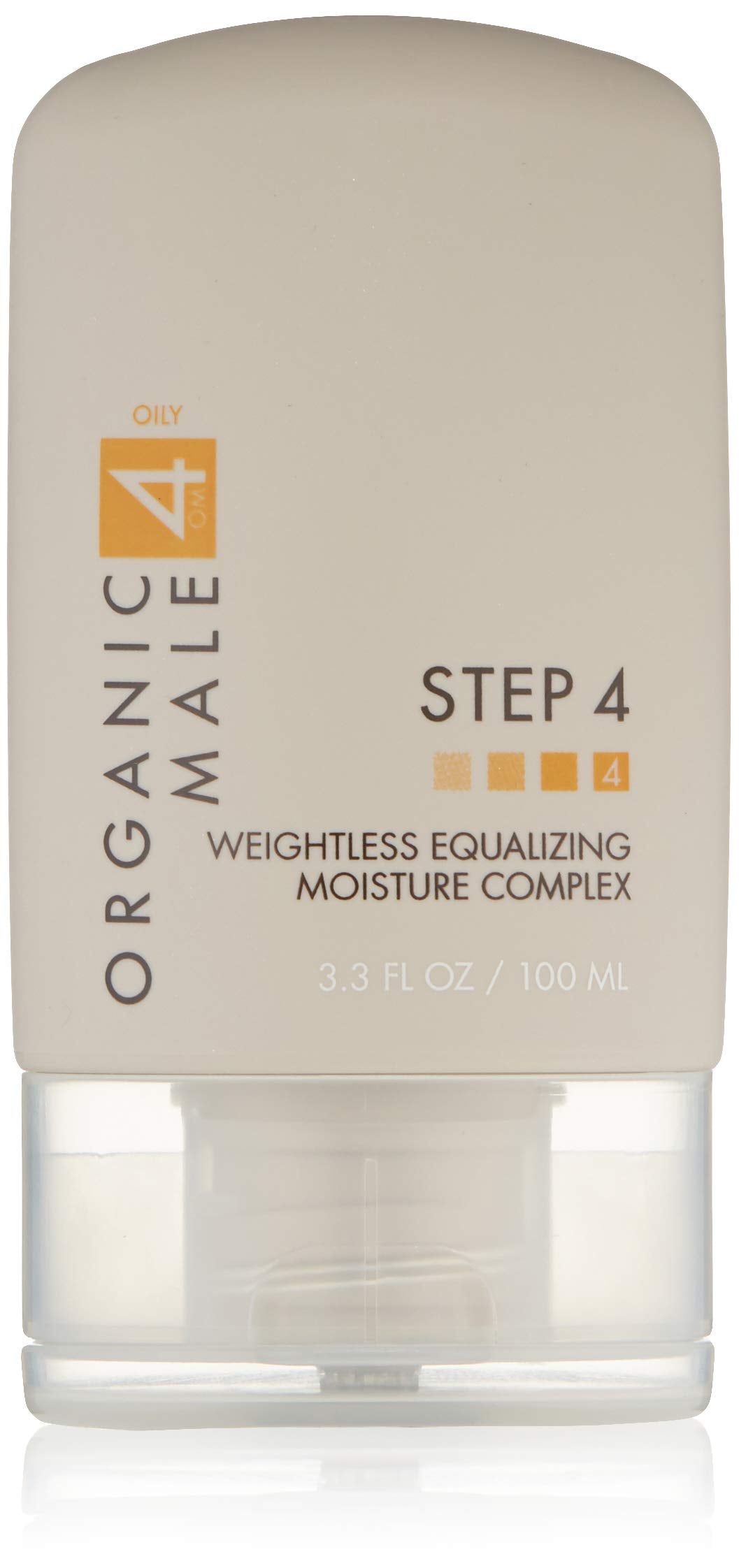 Organic Male OM4 Oily Step 4: Weightless Equalizing Moisture Complex, Moisturizer for Oily Skin to help reduce shine and breakou