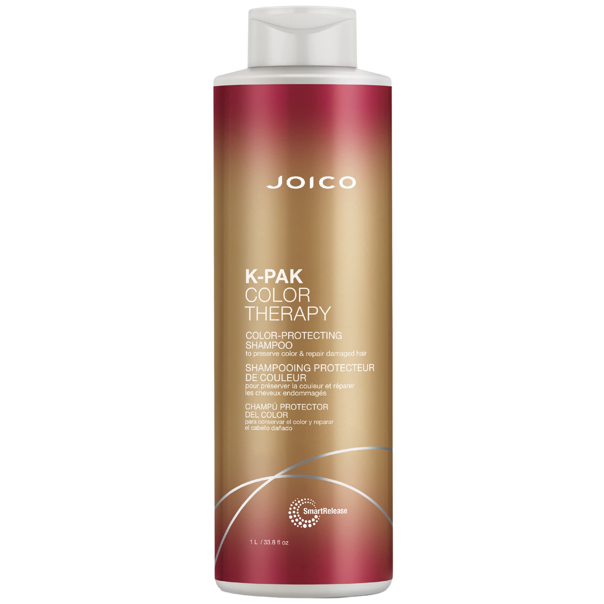 Joico Color Therapy Shampoo for Color-Treated Hair - With Keratin & Argan Oil, Repairs Damage, Boosts Shine, 33.8 oz