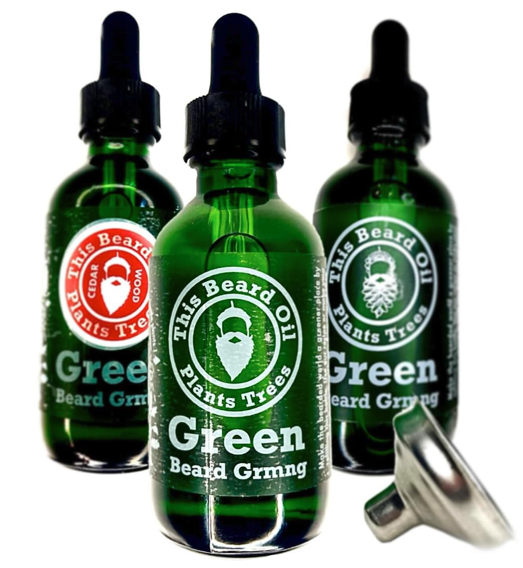 Unscented Beard Oil for Men  Natural Mens Beard Oil with Hempseed, Jojoba, Meadowfoam & Coconut Oils  Beard Softener, Strength