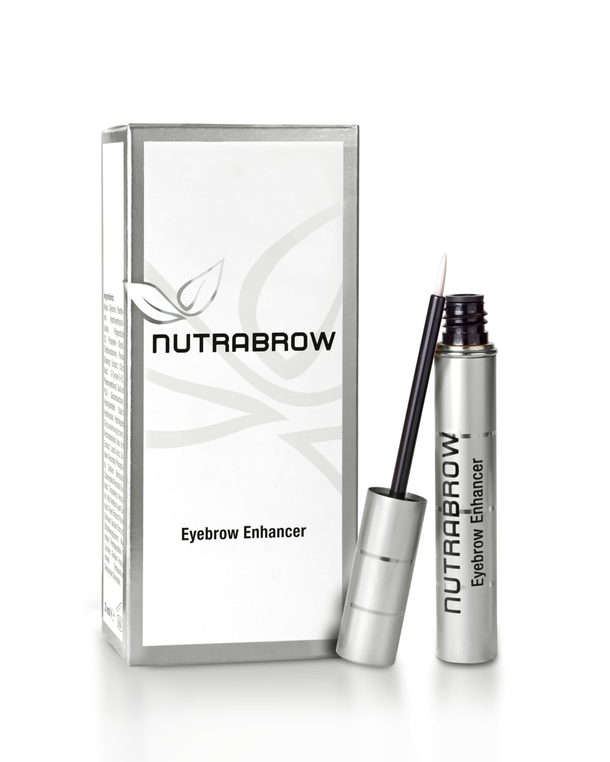 Nutracosmetic NutraBrow Eyebrow Enhancer  Eyebrow Growth Serum for Thicker Brows in 812 Weeks I Eyebrow Serum to Grow Brows I 