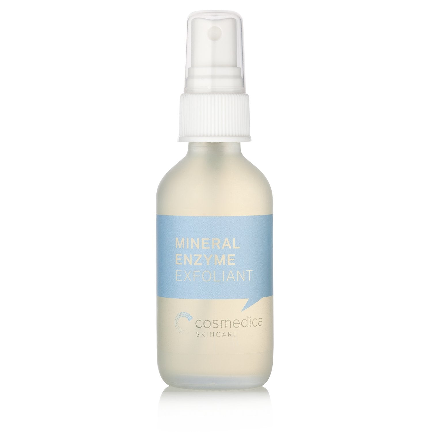 Cosmedica Skincare Mineral Enzyme Face Exfoliator 2 oz., Gentle Exfoliating Toner, Safe to Use on All Skin Types, Vegan, Cruelty