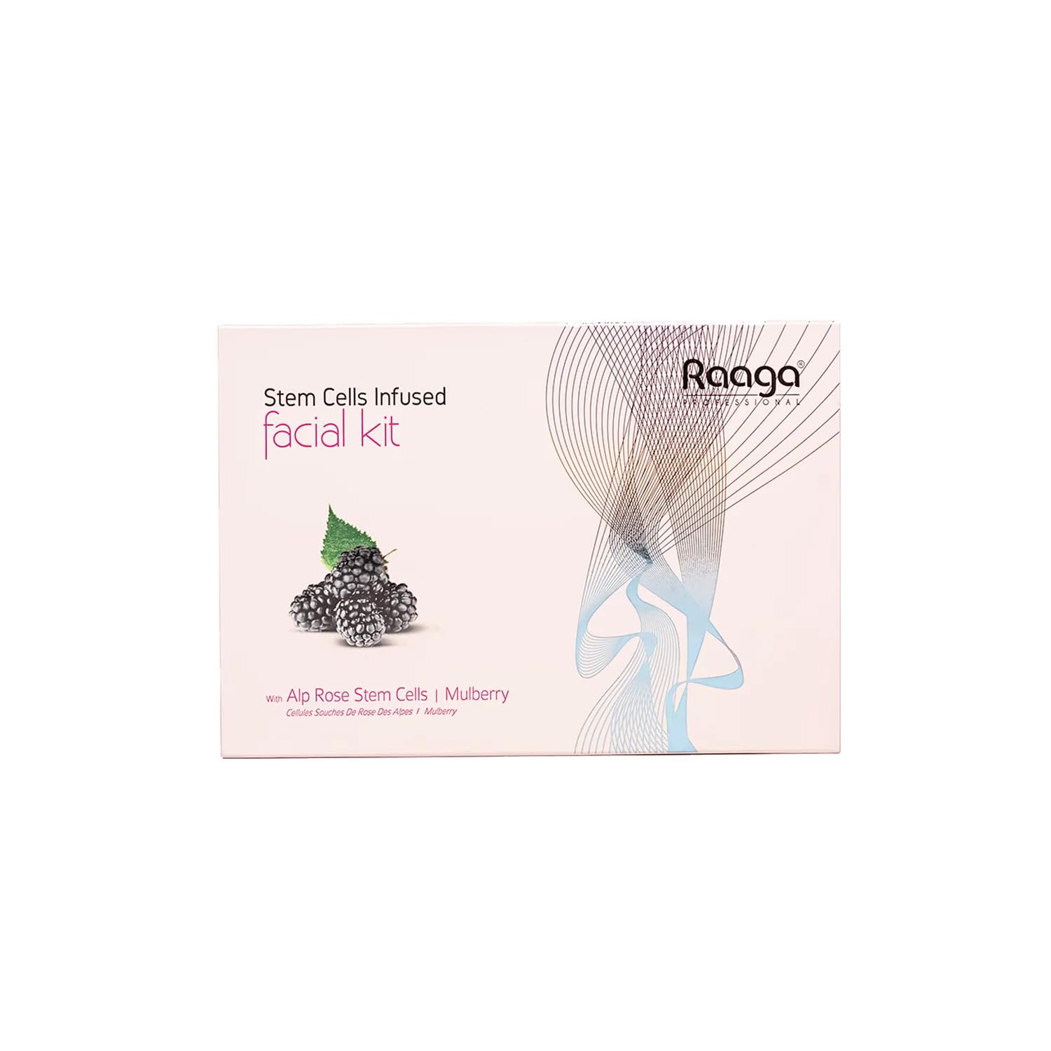 Raaga Professional Stemcell Fairness Facial Kit Infused With Alp Rose, Stem Cells, And Mulberry With Strawberry Extract | Skin C