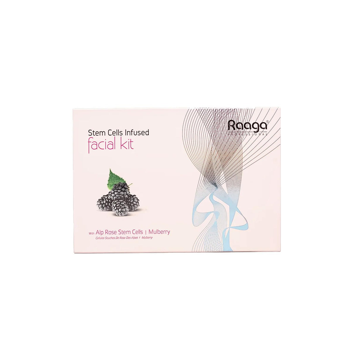 Raaga Professional Stemcell Fairness Facial Kit Infused With Alp Rose, Stem Cells, And Mulberry With Strawberry Extract | Skin C