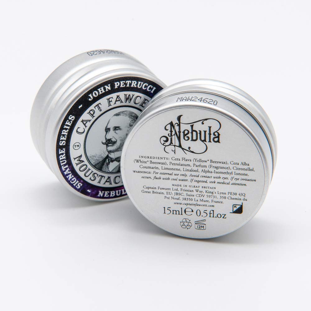 CAPTAIN FAWCETT Moustache Wax 0.5oz (0.5oz, Nebula)