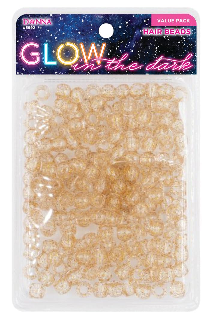 Donna Hair Beads for Hair Braids Kit Including 13x11mm Pony Beads, DIY Hair Braiding plastic beads for braid hair 1pc Quick Bead