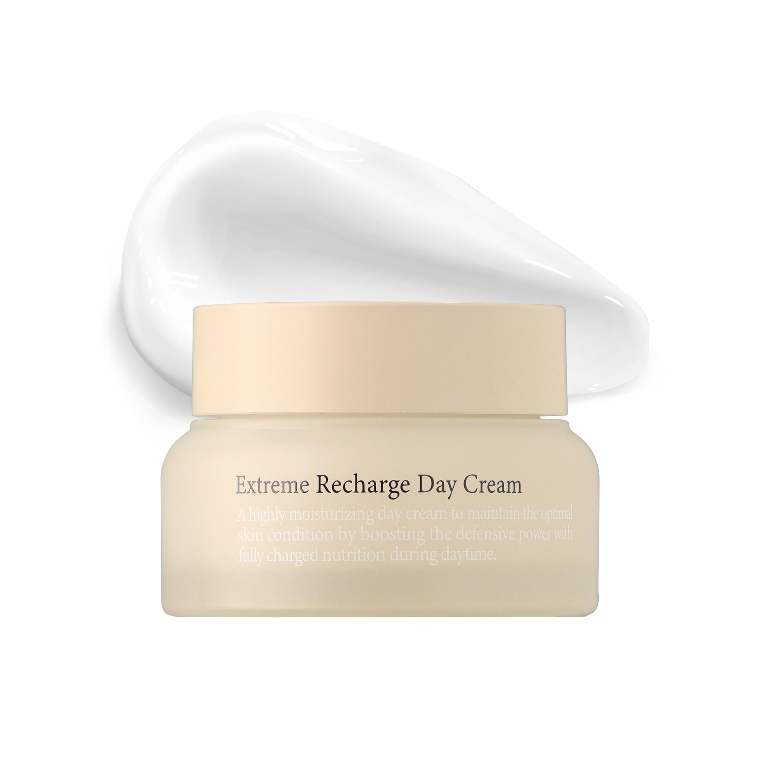 LUPIUM Extreme Recharge Day Cream - Face Moisturizer for Dewy Glow & Bouncy Skin, Deep Hydration with Phytomucin, Non-Greasy Ba