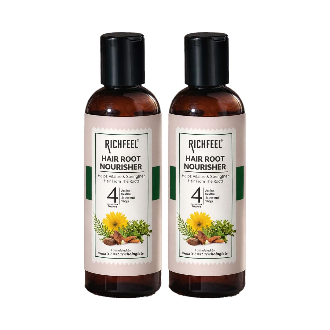 Richfeel Hair Root Nourisher/Tonic | For Hair Fall Control | Hair Growth Treatment |NonOily Base | Trichologist Developed Formu
