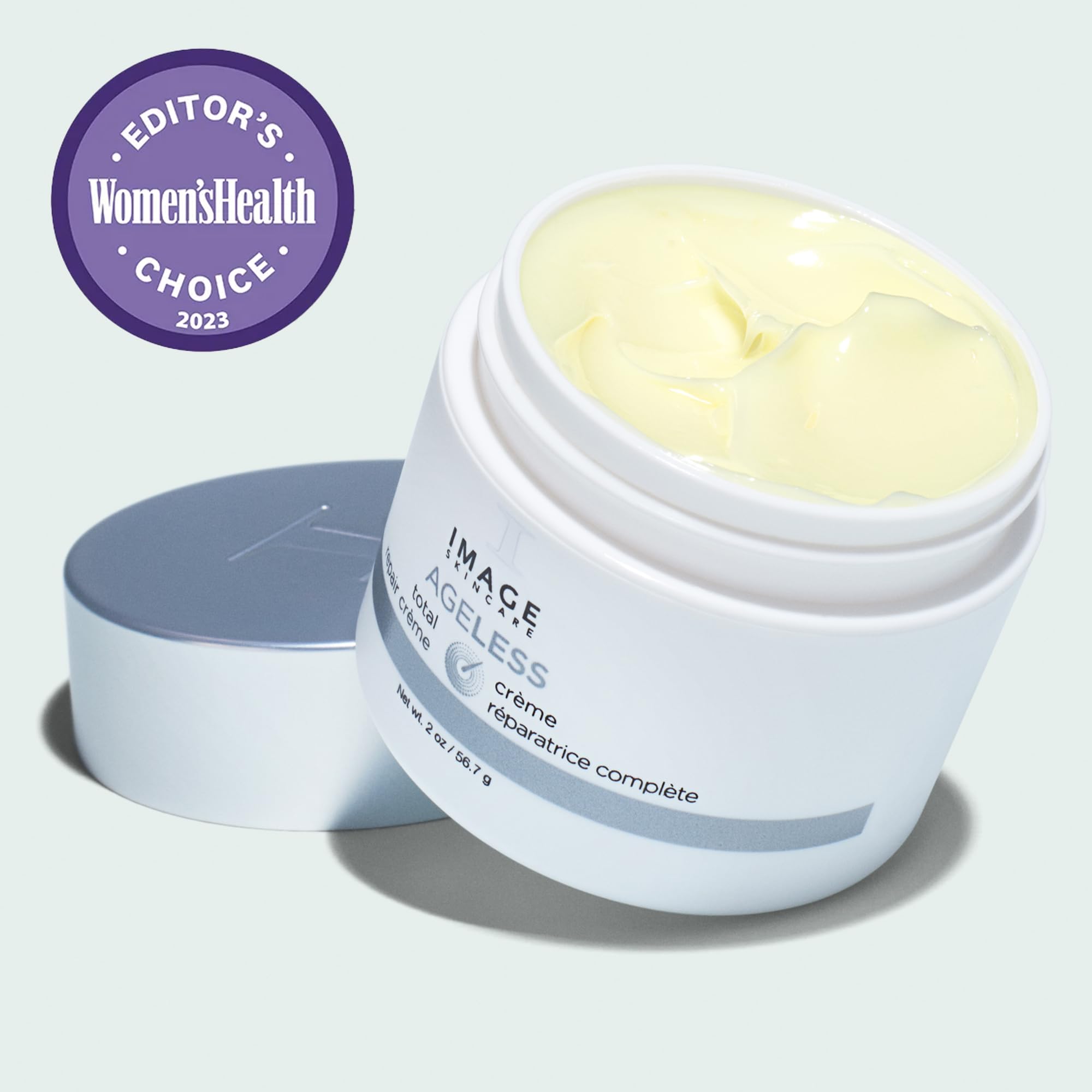 IMAGE Skincare, AGELESS Total Repair Crme, Facial Night Cream Moisturizer with Hyaluronic Acid and Shea Butter, 2 oz