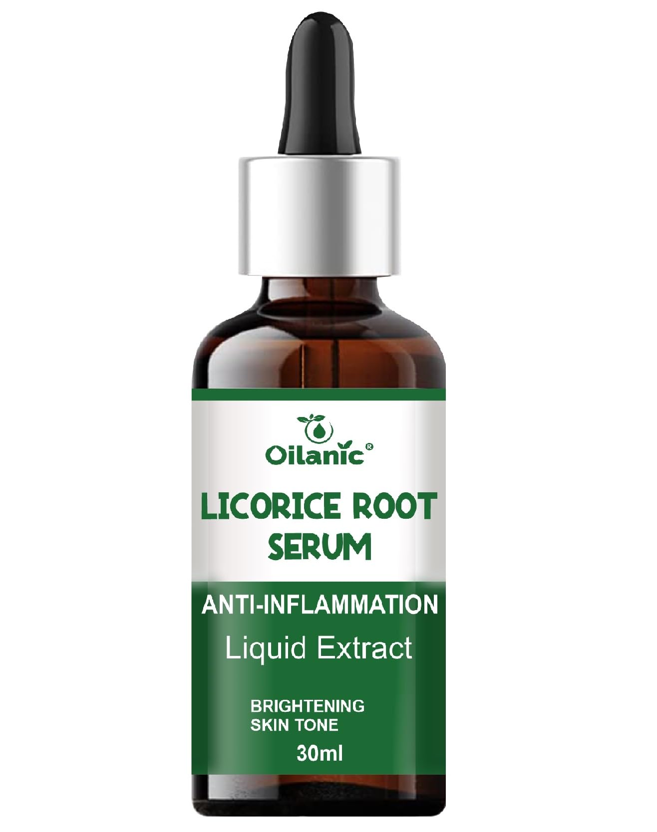 Oilanic Licorice Root Face Serum For Glowing Skin (Pack Of 1, Each 30 Ml)|Hydrating And Nourishing Face Serum, Lightweight, Fast