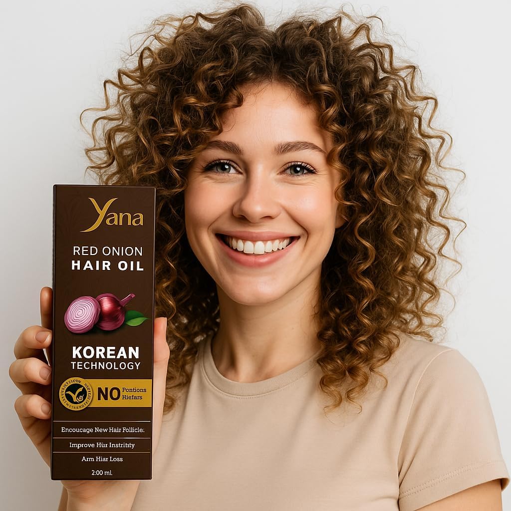Yana Red Onion Hair Oil for Bosst Hair Growth