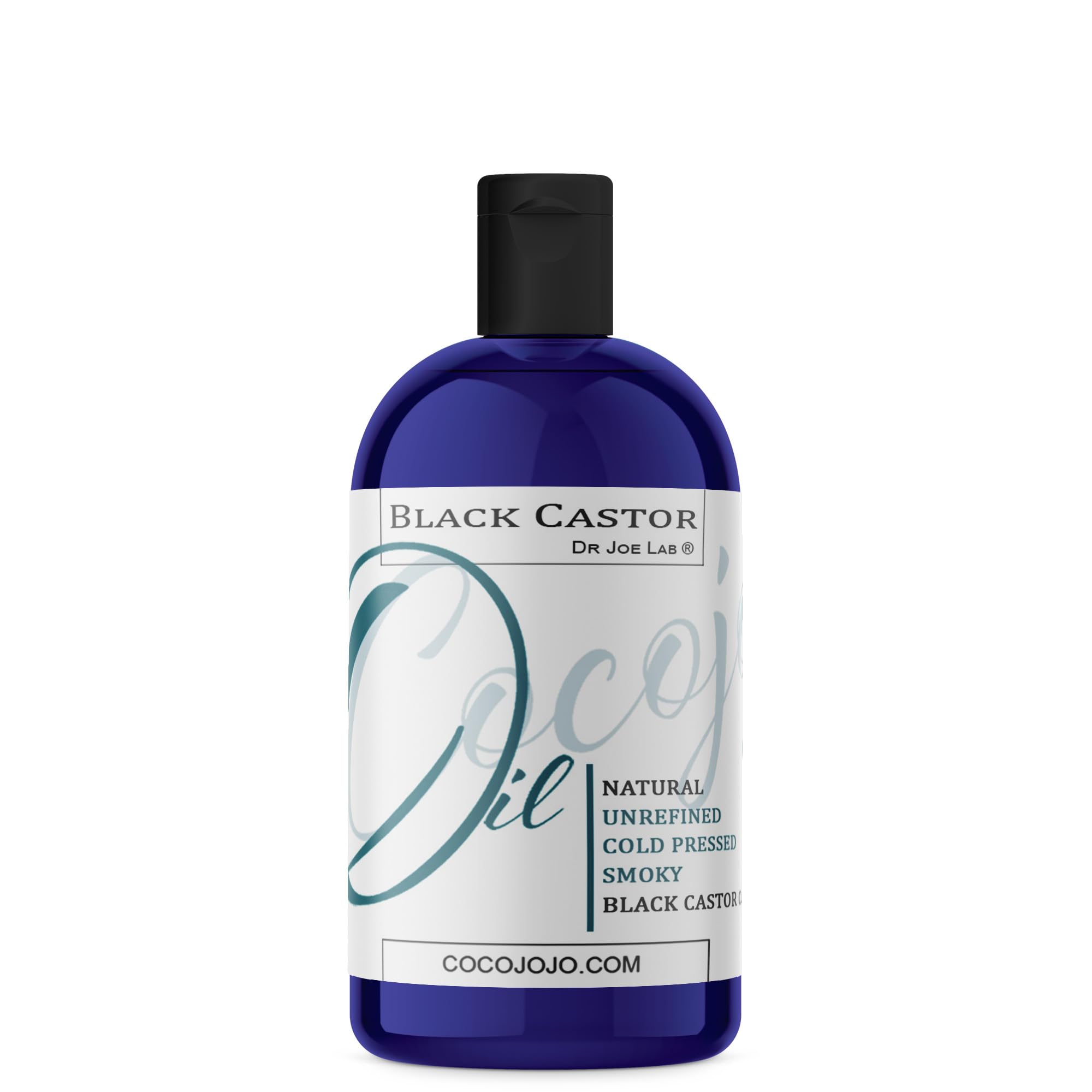 Dr Joe Lab Jamaican Black Castor Oil  Pure Natural Smoky Toasty, Cold Pressed  16 oz  Bulk Promotes Hair Growth, Conditions, 