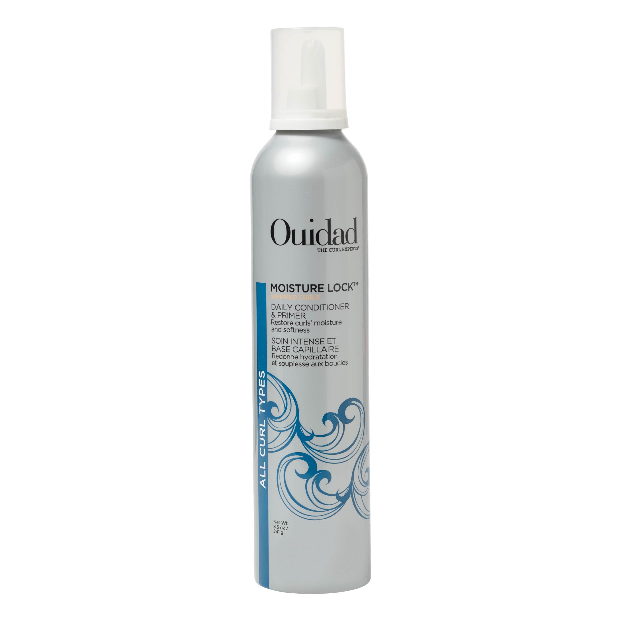 Ouidad Moisture Lock Whipped Curls Daily Hair Conditioner and Primer - 8.5 fl oz, Olive Oil, Shea Butter, and Glycerin, Curl Moi