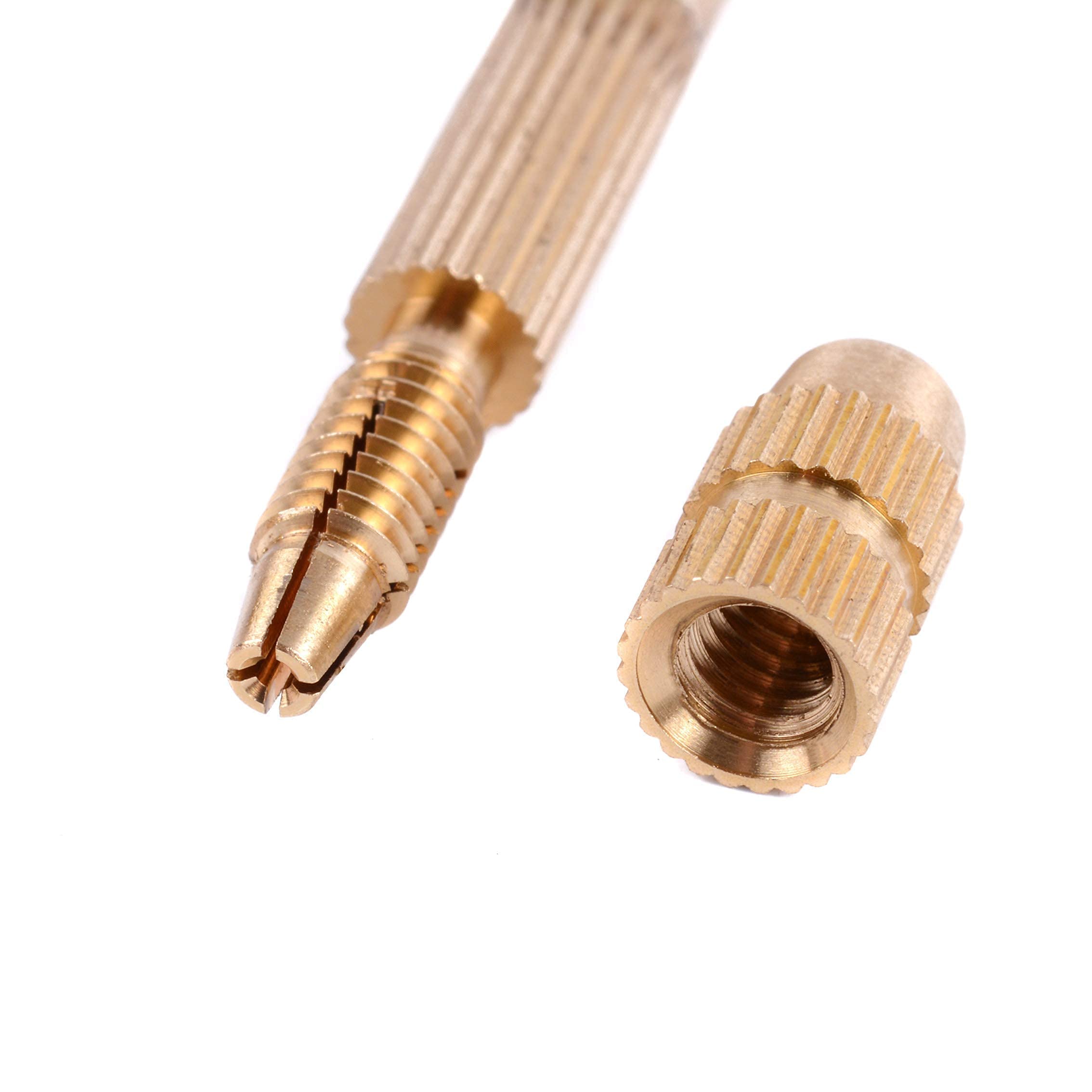 Yantaisiyu 4 Pcs Ventilating Needles +1 Brass Ventilating Holder For Make And Repair Lace Wig