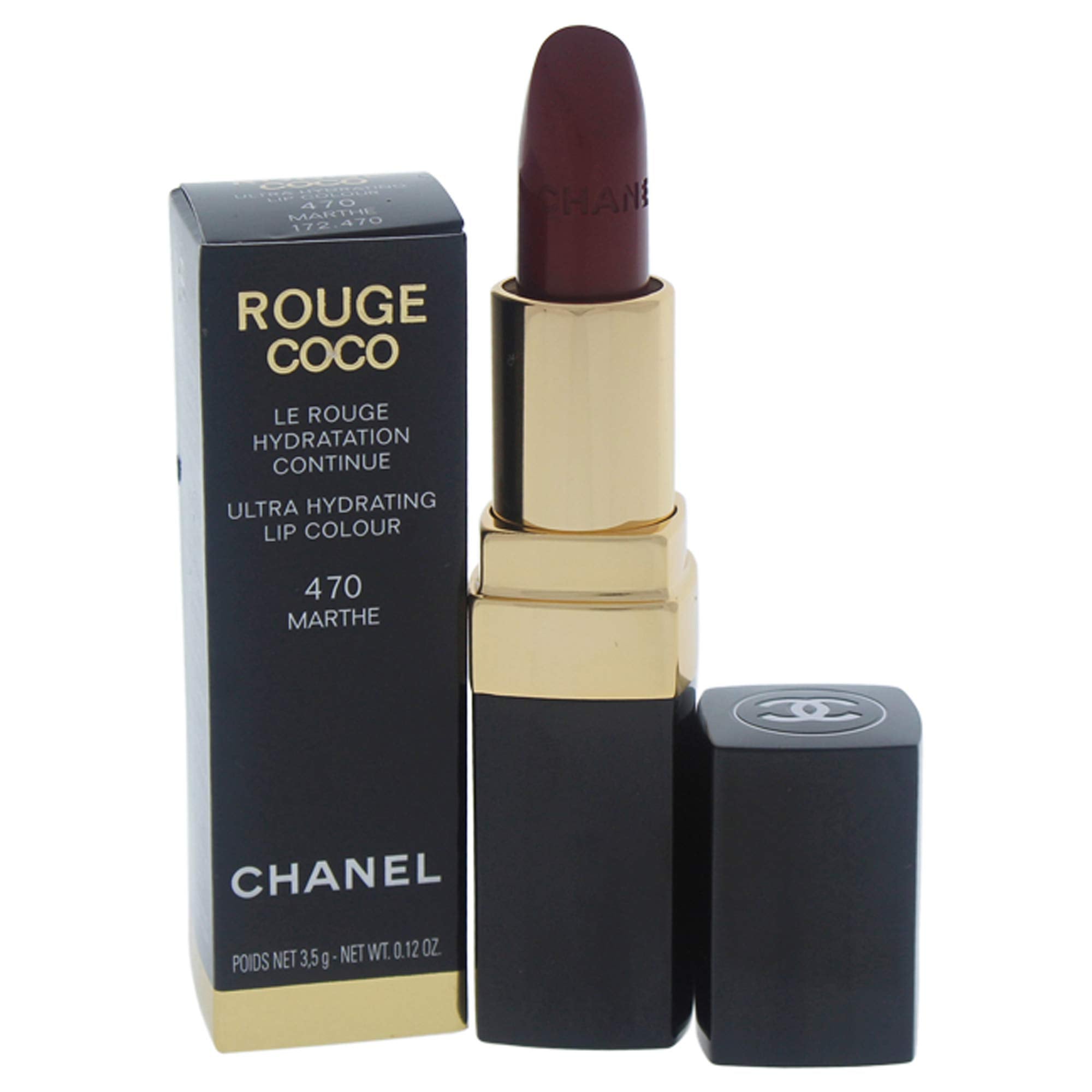 Rouge Coco Ultra Hydrating Lip Colour - 470 Marthe By Chanel For Women - 0.12 Oz Lipstick