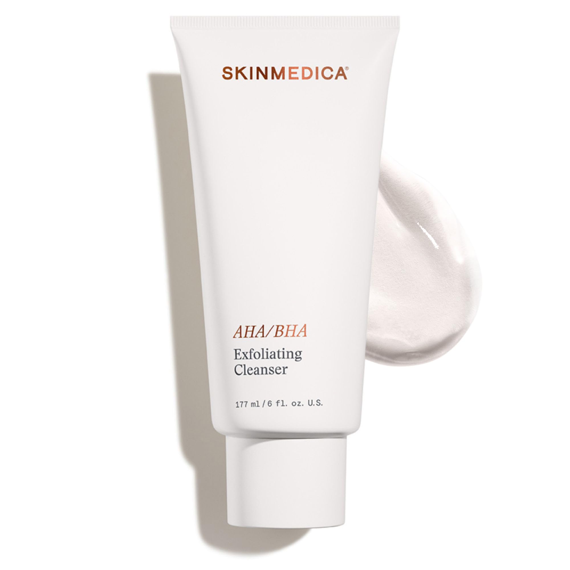 SkinMedica AHA/BHA Exfoliating Face Wash (NEW PACKAGING),Gentle Facial Exfoliating Scrub with Jojoba Oil for Smoother, Radiant S