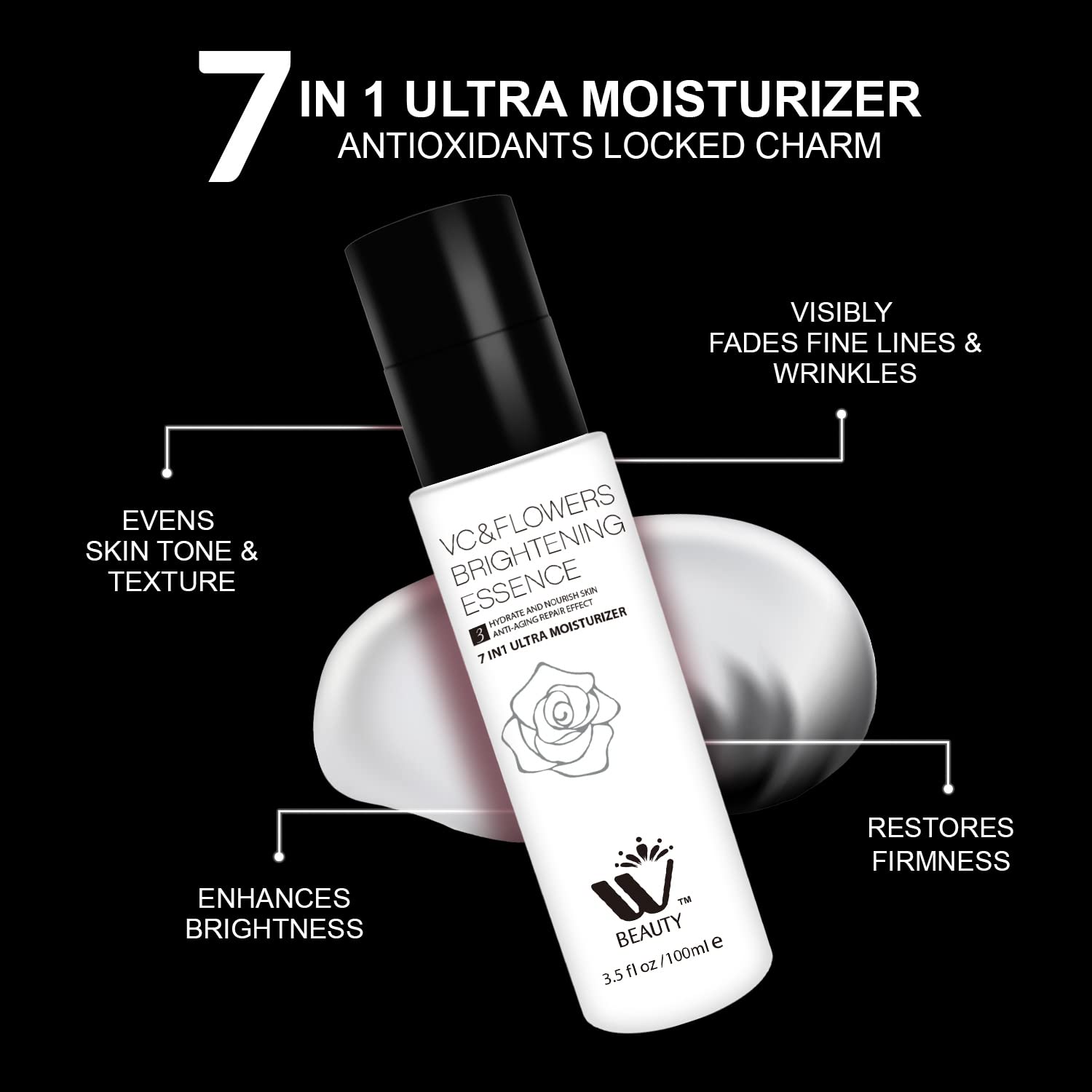 WBM Skincare Beauty Kit -Facial Cleanser & Facial Moisturizer for Sensitive Skin, Witch Hazel Facial Toner with Aloe Vera Formul