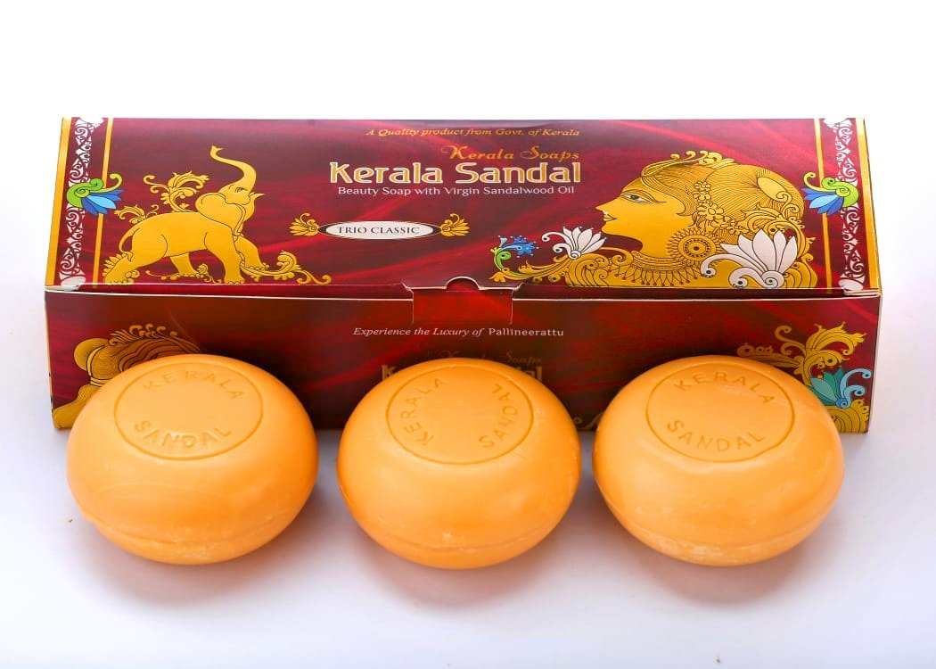Kerala Soaps Kerala Sandal Trio (Pack Of 2)