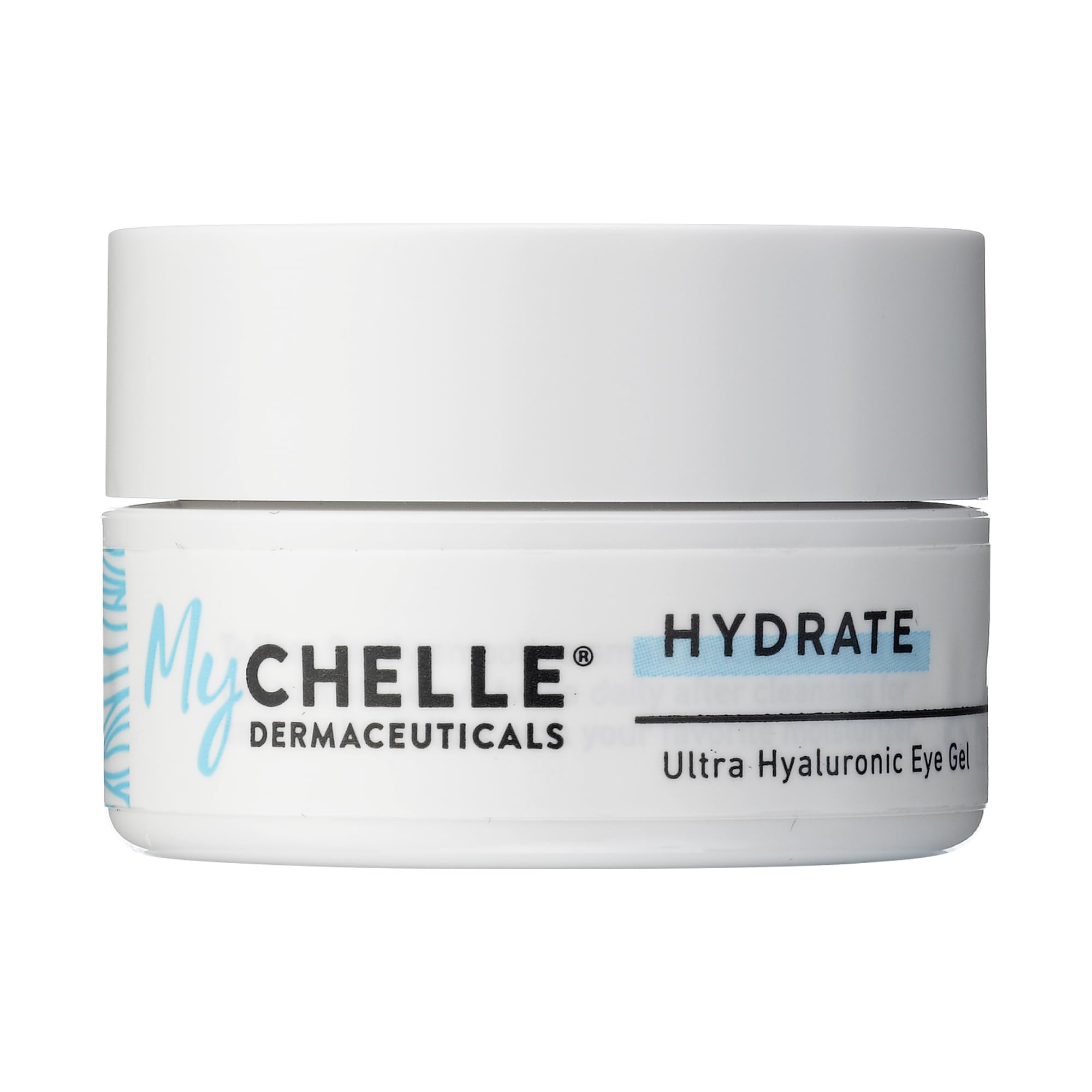 MyChelle Dermaceuticals Ultra Hyaluronic Eye Gel (0.45 Fl Oz) - Rich Hydration for Dry Skin with Vegan Hyaluronic Acid, Help Plu
