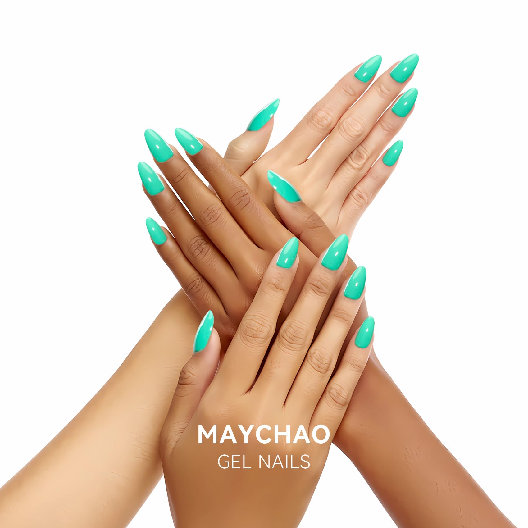 Maychao 15Ml Gel Nail Polish 1Pc Seafoam Green Gel Polish Soak Off Uv Led Nail Polish Nail Art Starter Manicure Salon Diy At Hom