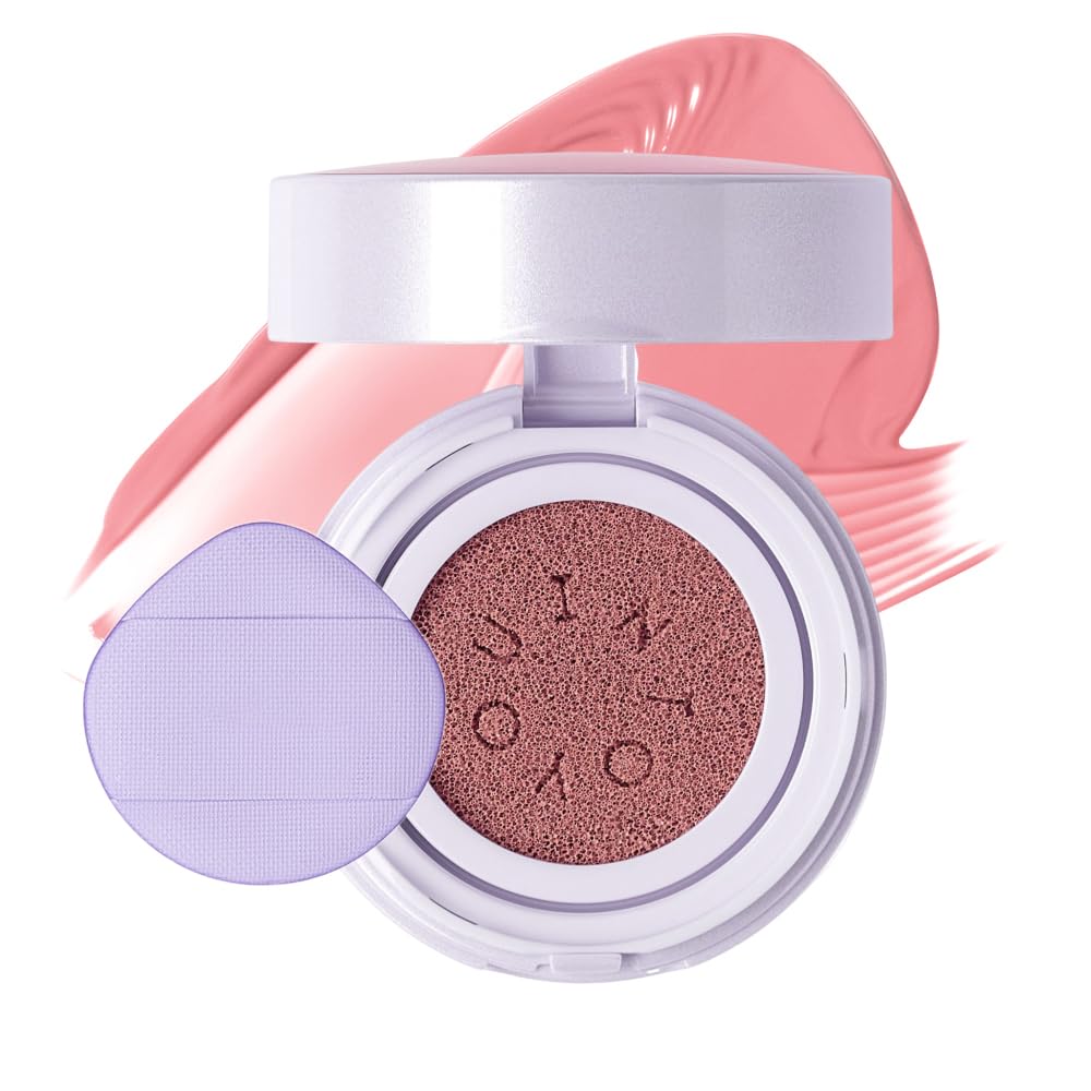 INTO YOU Air Cushion Blush, Soft Matte Creamy Blush, Buildable Blendable Cheek and Eye Tint for Natural Flush, Long Lasting Face
