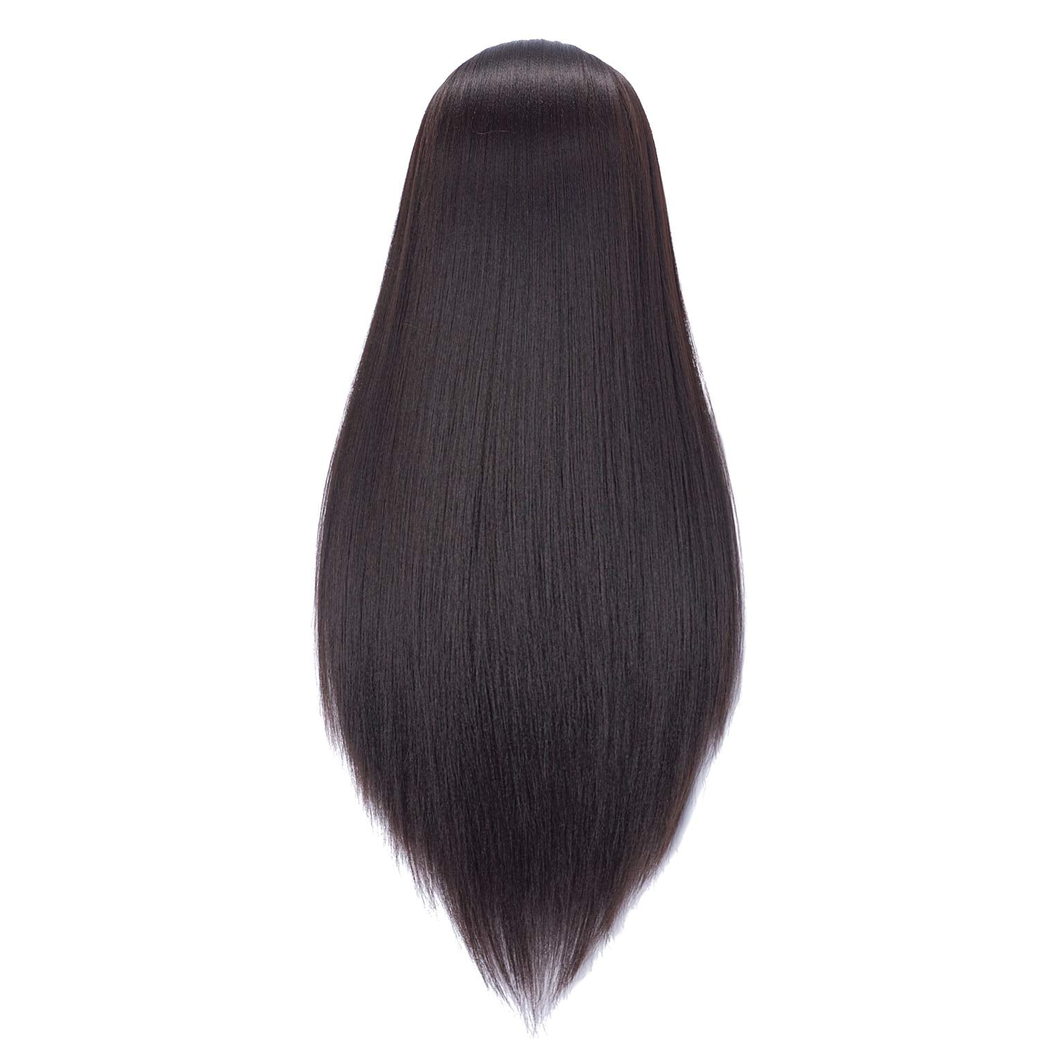 Headstar Mannequin Head 26-28'' Manikin Head Yaki Synthetic Fiber Hairdresser Styling Training Head Model Cosmetology Doll Head