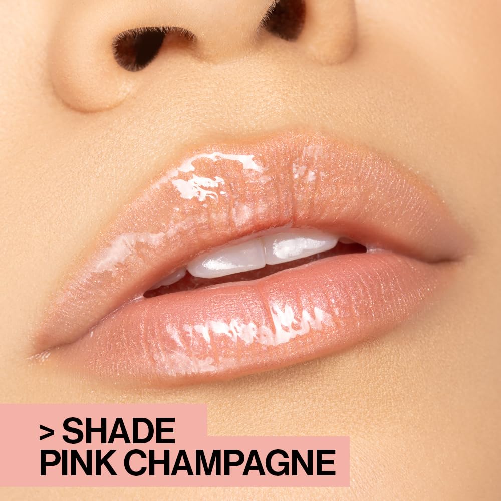 wet n wild Mega Slicks Lip Gloss - Long Lasting, High Shine, Hyaluronic Acid - 1 Count - Snuggle Sesh