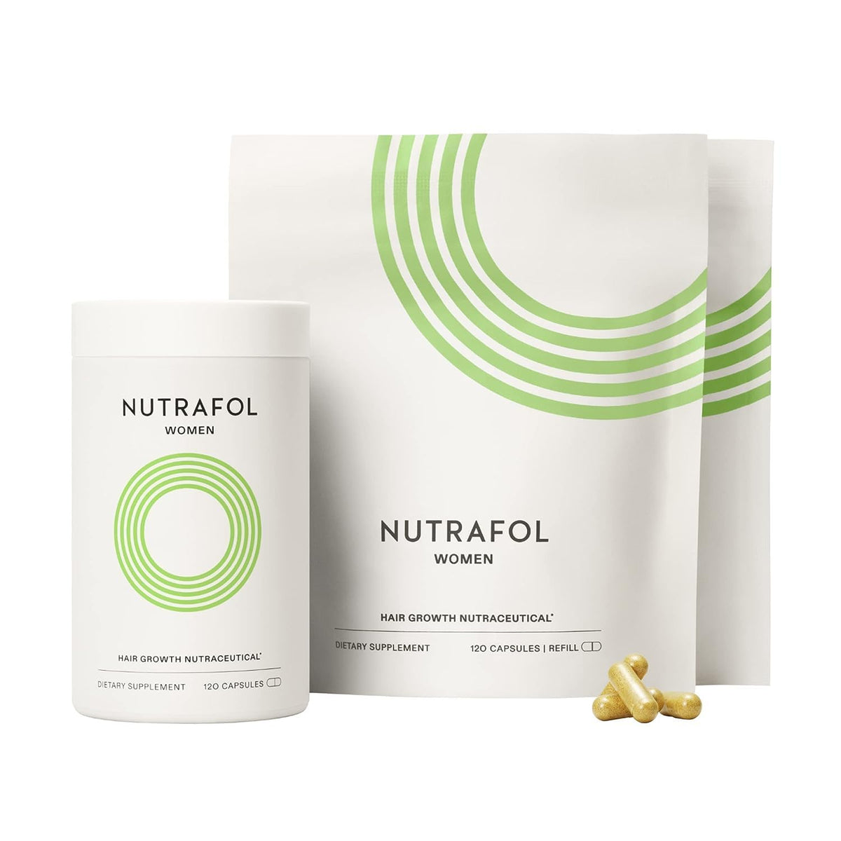 Nutrafol Women'S Hair Growth Supplements, Ages 18-44, Clinically Proven For Visibly Thicker And Stronger Hair, Dermatologist Rec