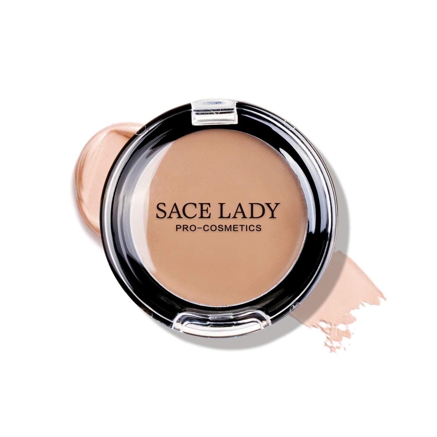Full Coverage Concealer Cream Makeup, Sace Lady Waterproof Matte Smooth Concealer Corrector Long Lasting For Dark Spot Under Eye