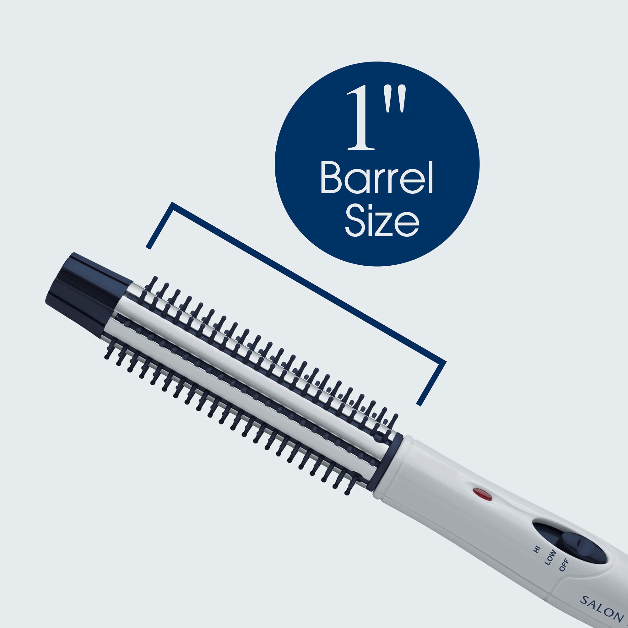 Salon Edition Hair Styling Brush Iron | Smooth 2nd Day Hair Styles (1 in)