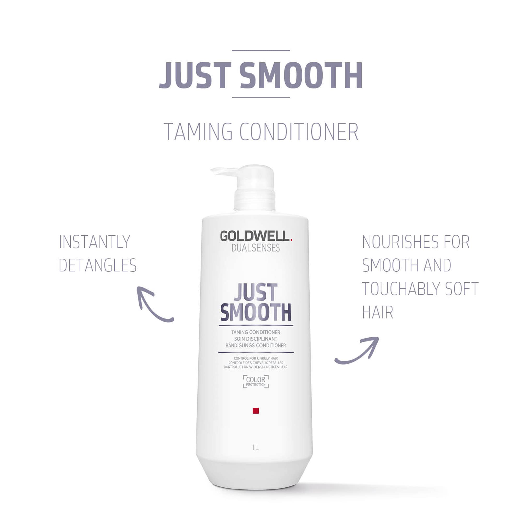 Goldwell Dual Senses Just Smooth Taming Conditioner, 33.8 Ounce (4021609061328)