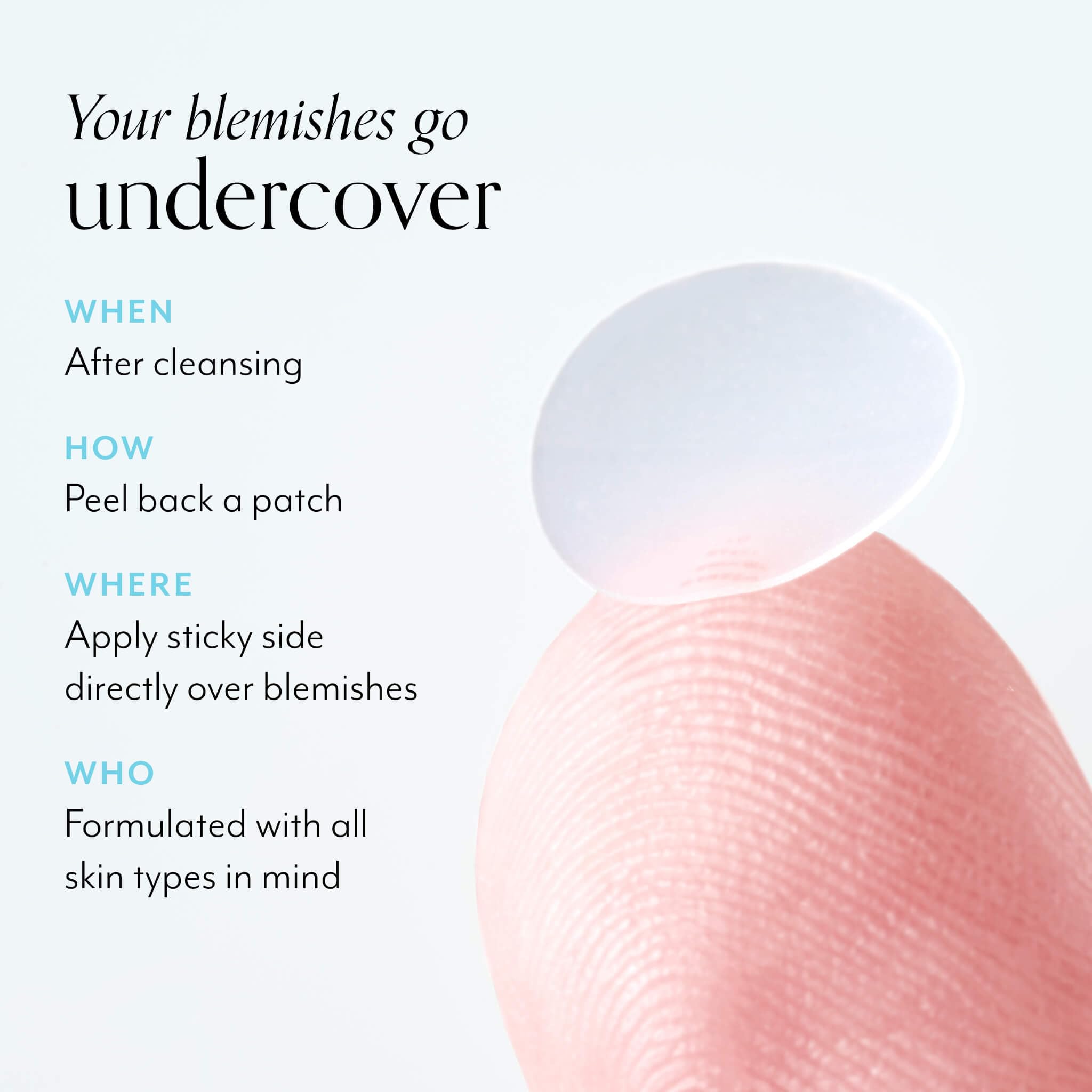 Bliss Clear Genius Blemish Patches - Salicylic Acid & Zinc for Fast Relief & Prevention, Clarifying Spot Treatment - 1 Pack