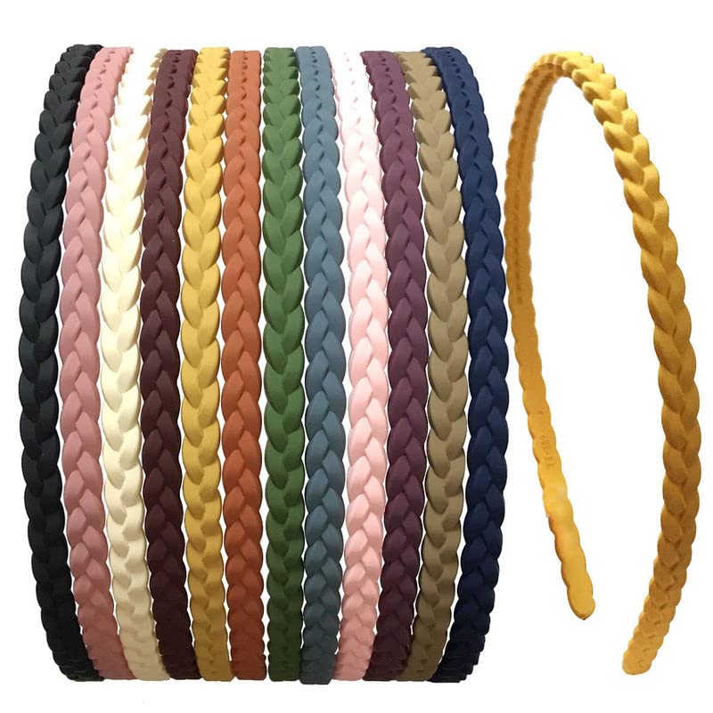 Big Box Braid Fashion Hair Accessories Hair Band Headbands For Women/Girls NonSlip Hairband Comfy Hair Hoop Resin Teeth Comb (P