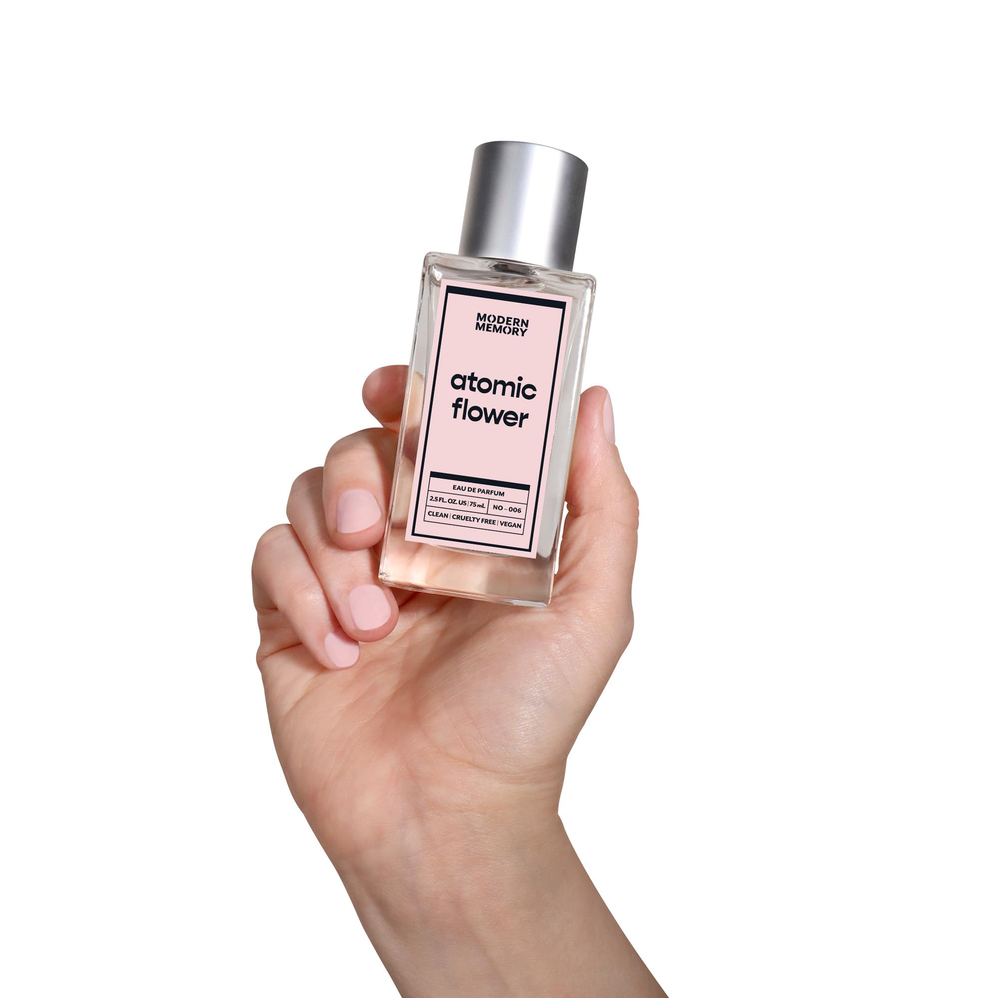 Modern Memory Atomic Flower Eau De Parfum, Notes Of Freesia Petals, Rose, And Vanilla, Safe For Sensitive Skin, Luxury Fragrance