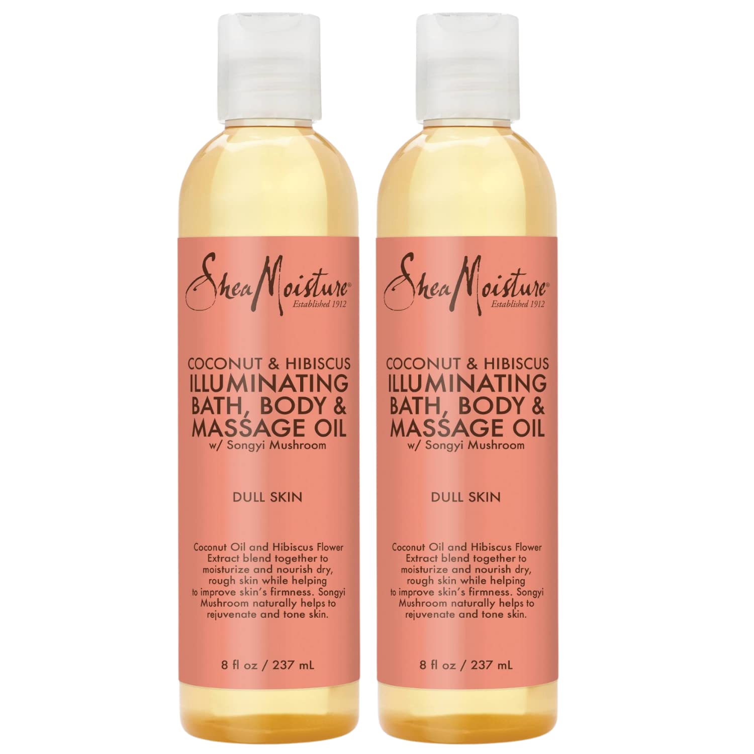 Sheamoisture Body Oil With Coconut & Hibiscus For Bath And Shower, Coconut Massage Oil & Coconut Body Oil, Shea Moisture Body Oi