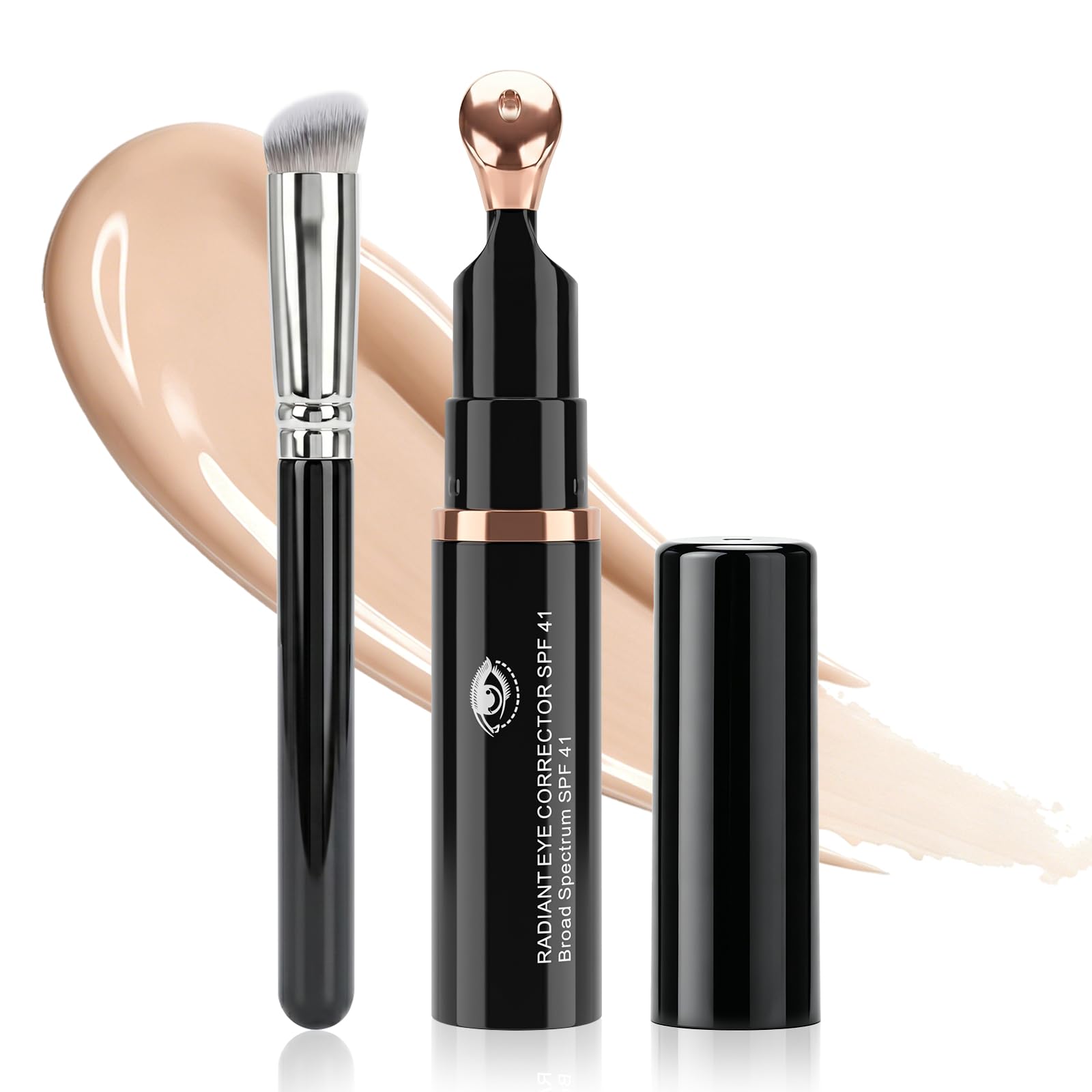 SPF 41 Eye Cream Concealer Undereye Dark Circles Sunscreen Color Corrector