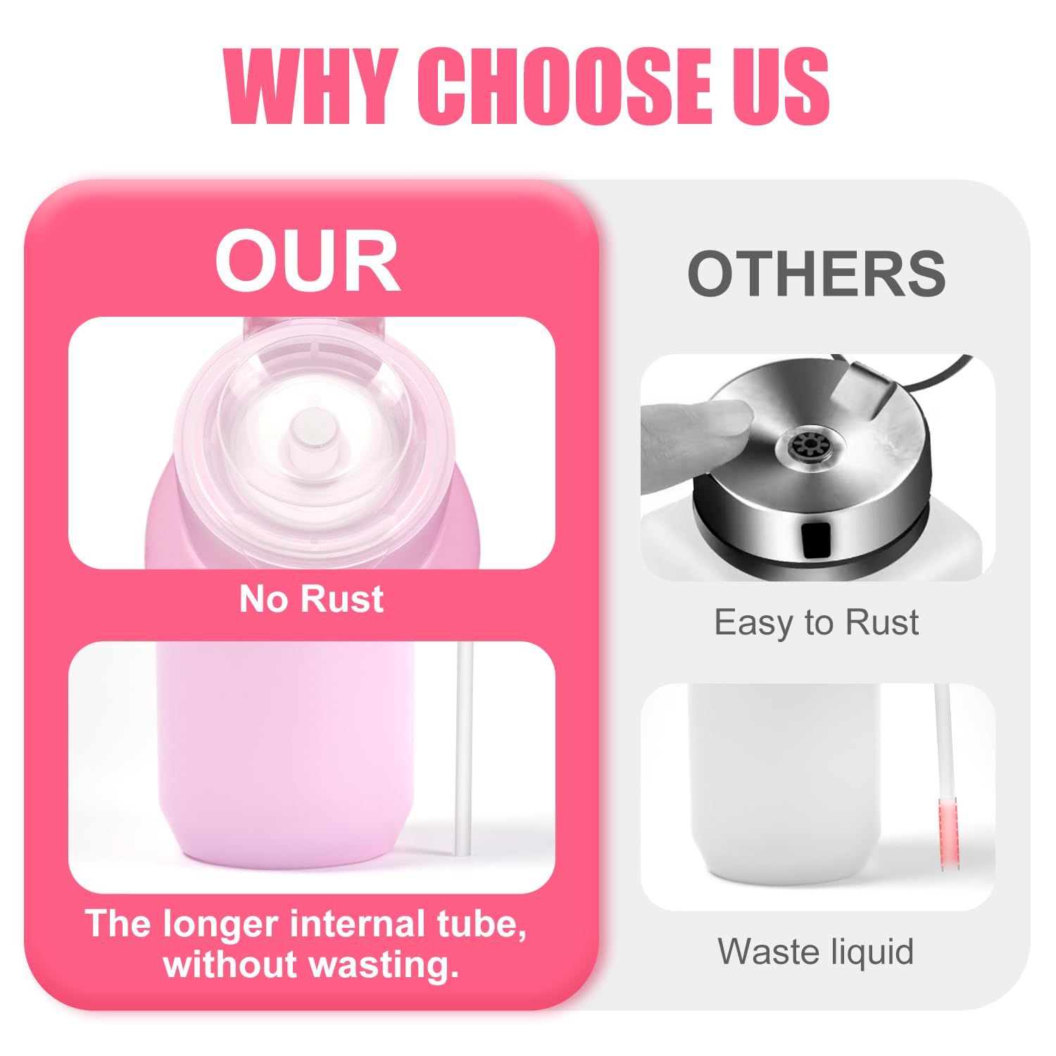 Nxj Infilila 1080Pcs Lint Free Nail Wipes Kit - Pink Gel Nail Polish Remover Set With 1Pcs Acetone Pump Dispenser Bottle 200Ml(6
