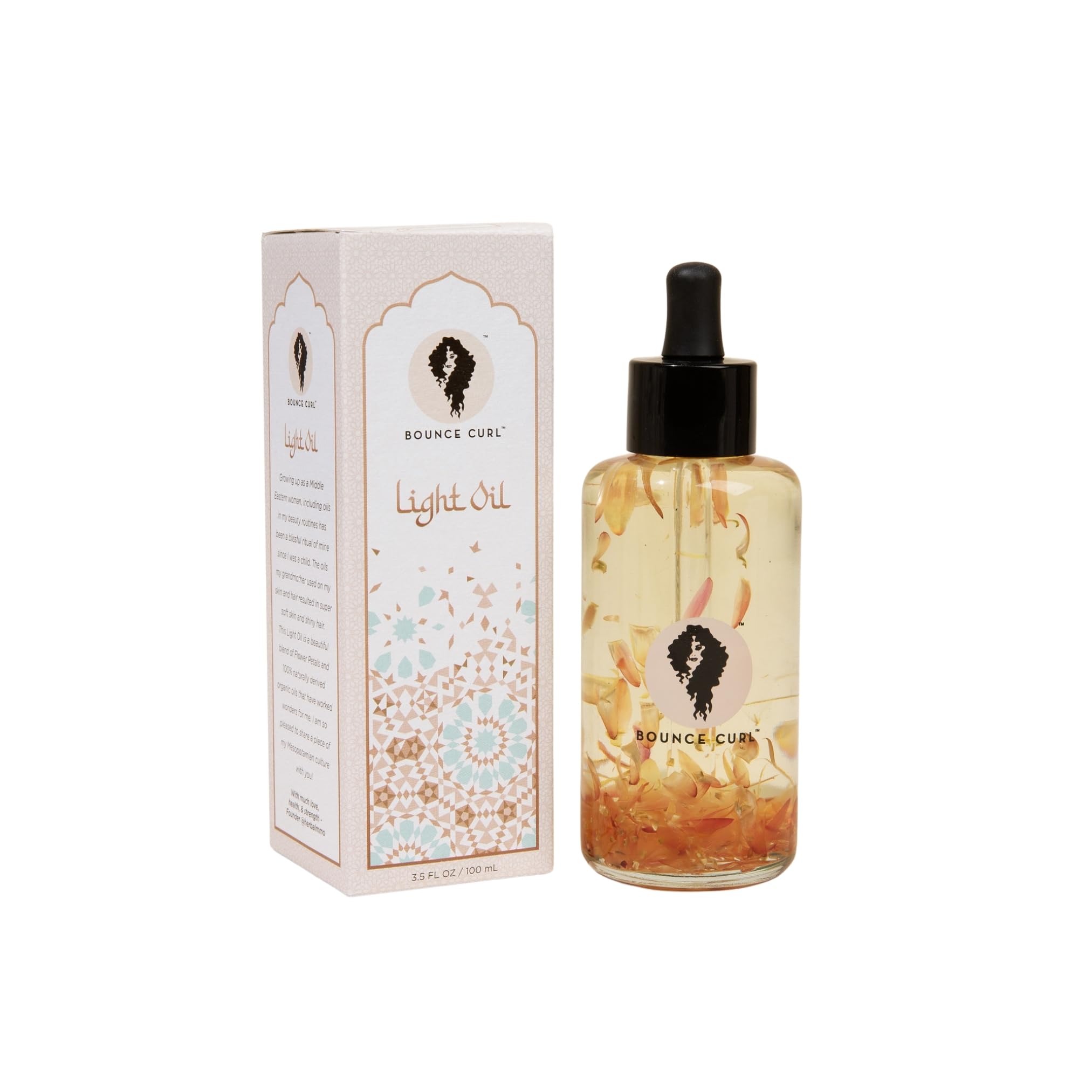 Bounce Curl Light Oil Hair  Oil for Curly Hair  Lightweight Shine Frizz Control and Cast Breaking Oil